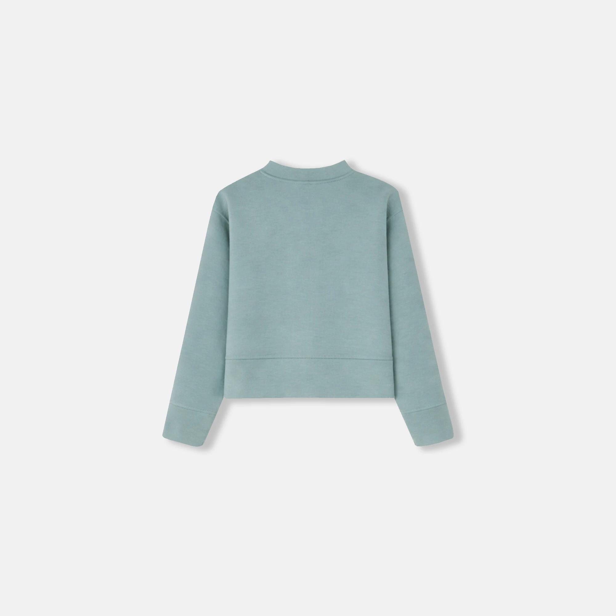 Embroidered Shell Detail Sweatshirt Set - Girls' Relaxed Fit Co-ord Thumbnail 3