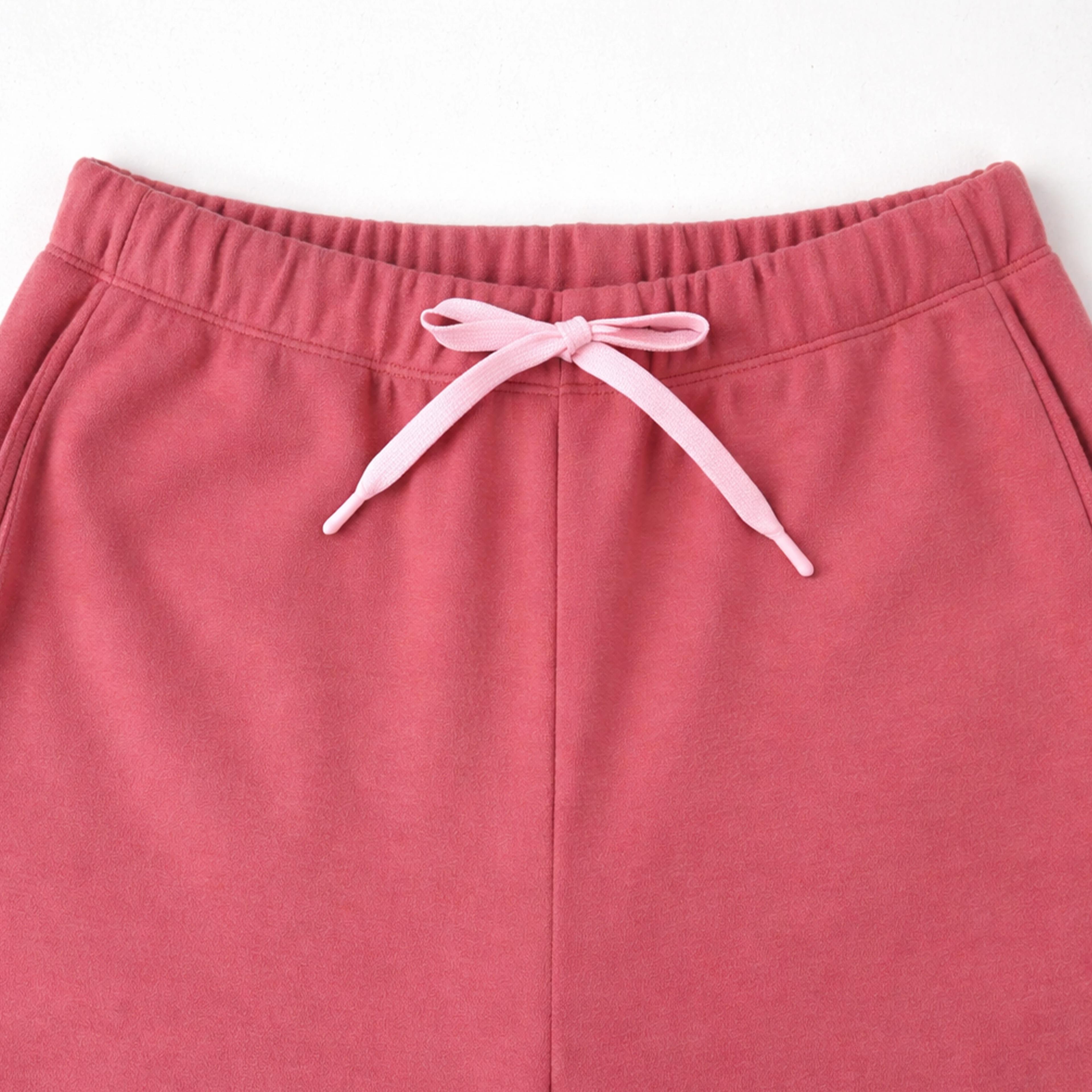 High-waisted wide-leg athletic trousers with drawstring Thumbnail 2