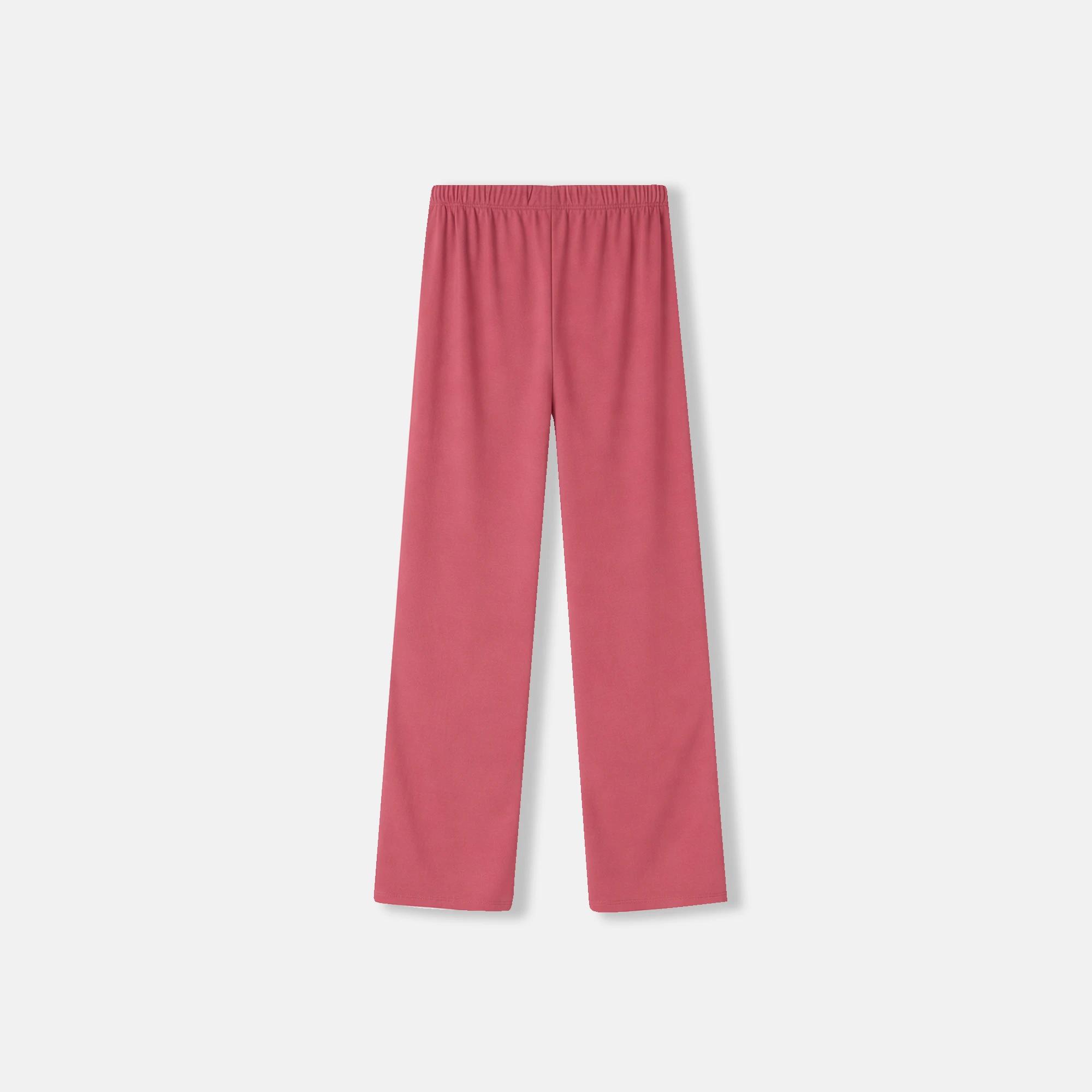 High-waisted wide-leg athletic trousers with drawstring Thumbnail 3