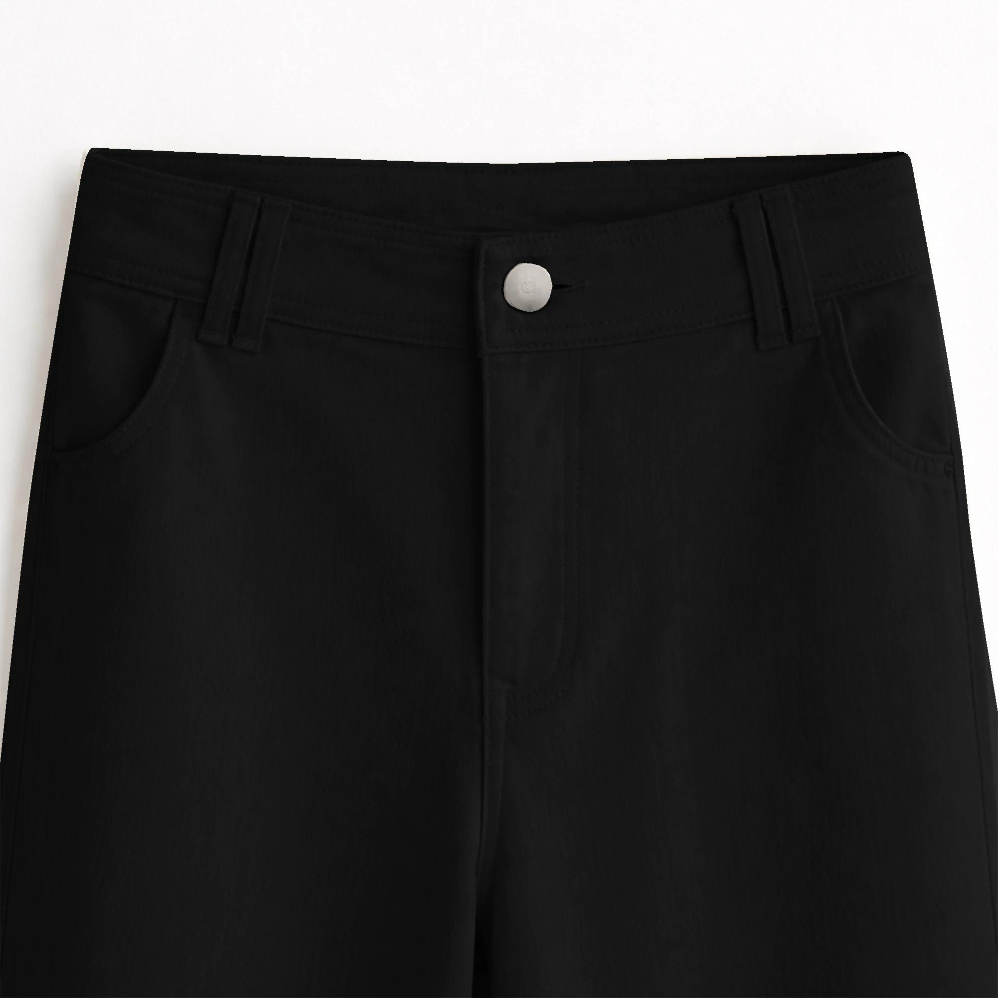 بنطلون واسع الساقين وعالي الخصر للبنات media preview 2