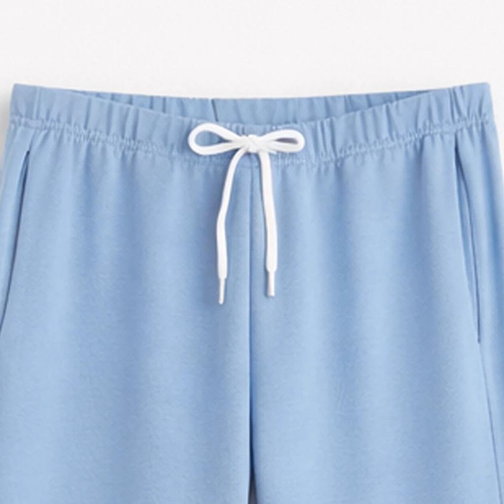 بنطلون رياضي نسائي واسع الساقين برباط media preview 2