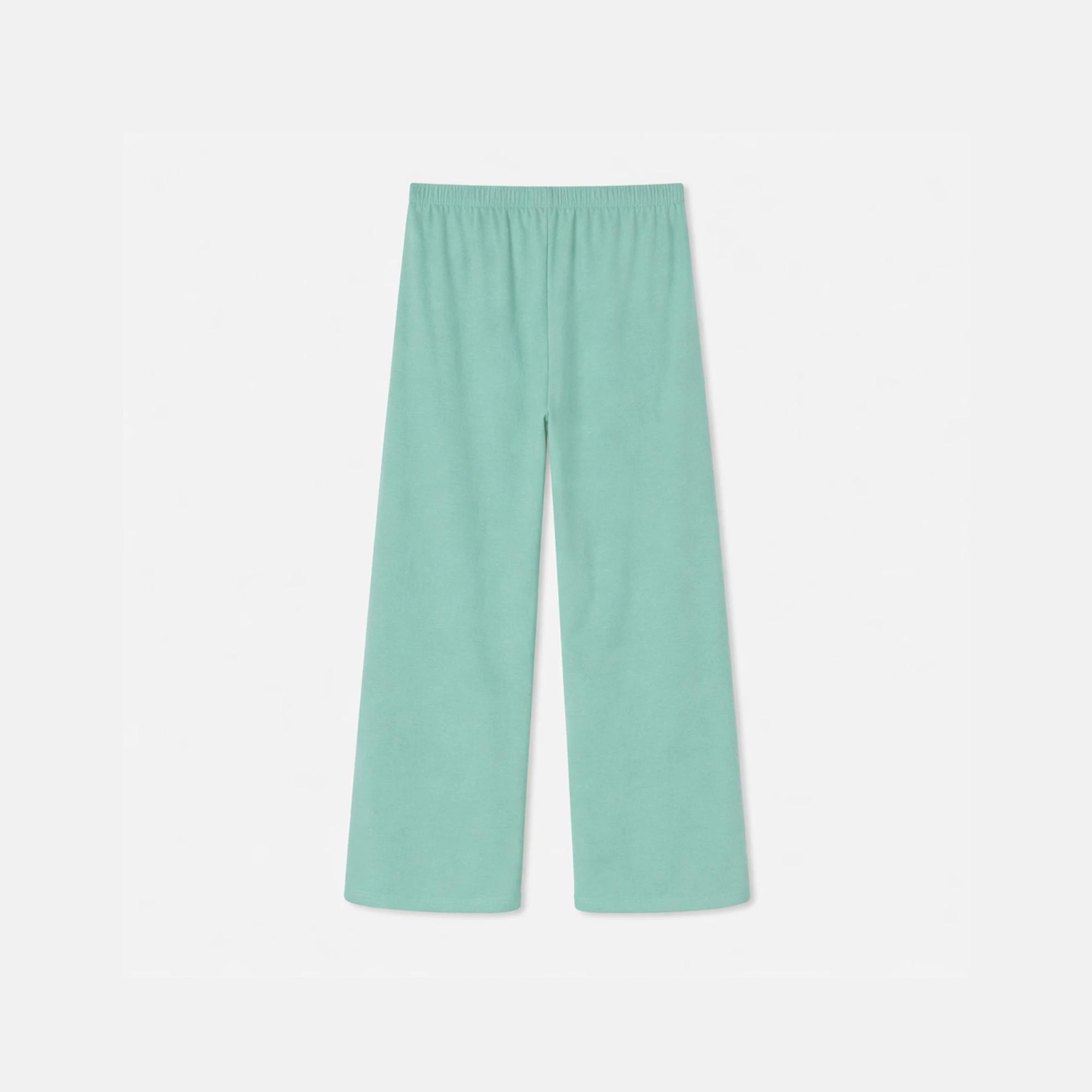 Women’s High-Rise Wide-Leg Knit Lounge Pants Thumbnail 3