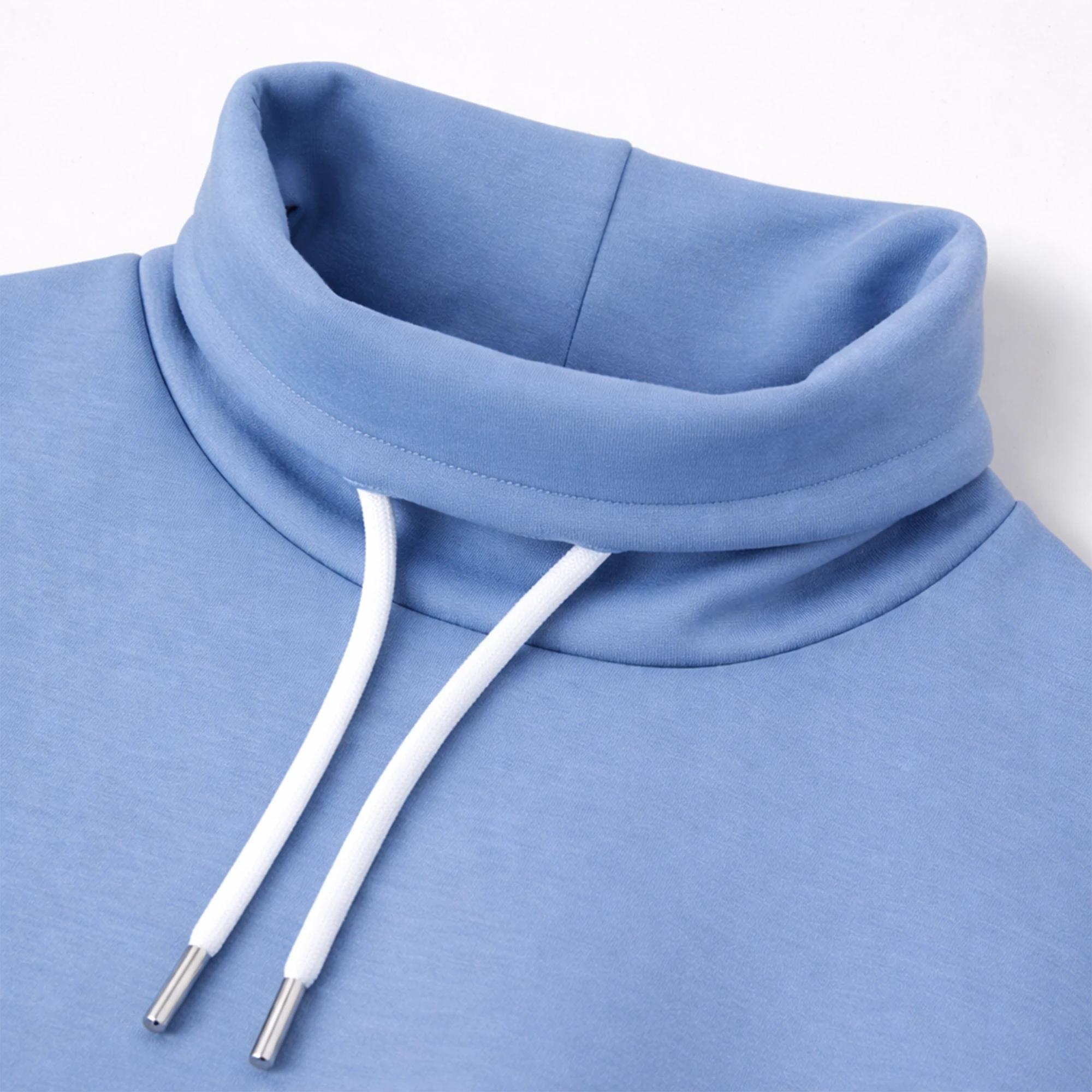 كنزة نسائية برباط وياقة عالية Thumbnail 2