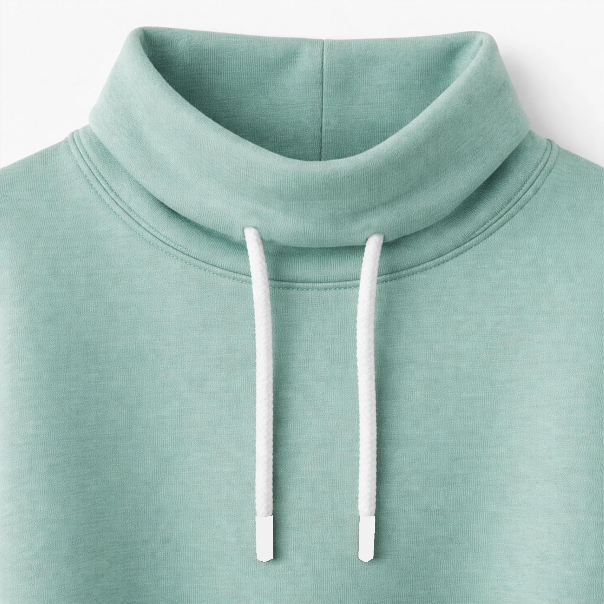 Women's oversized sweater with a tie at the neck media preview 2