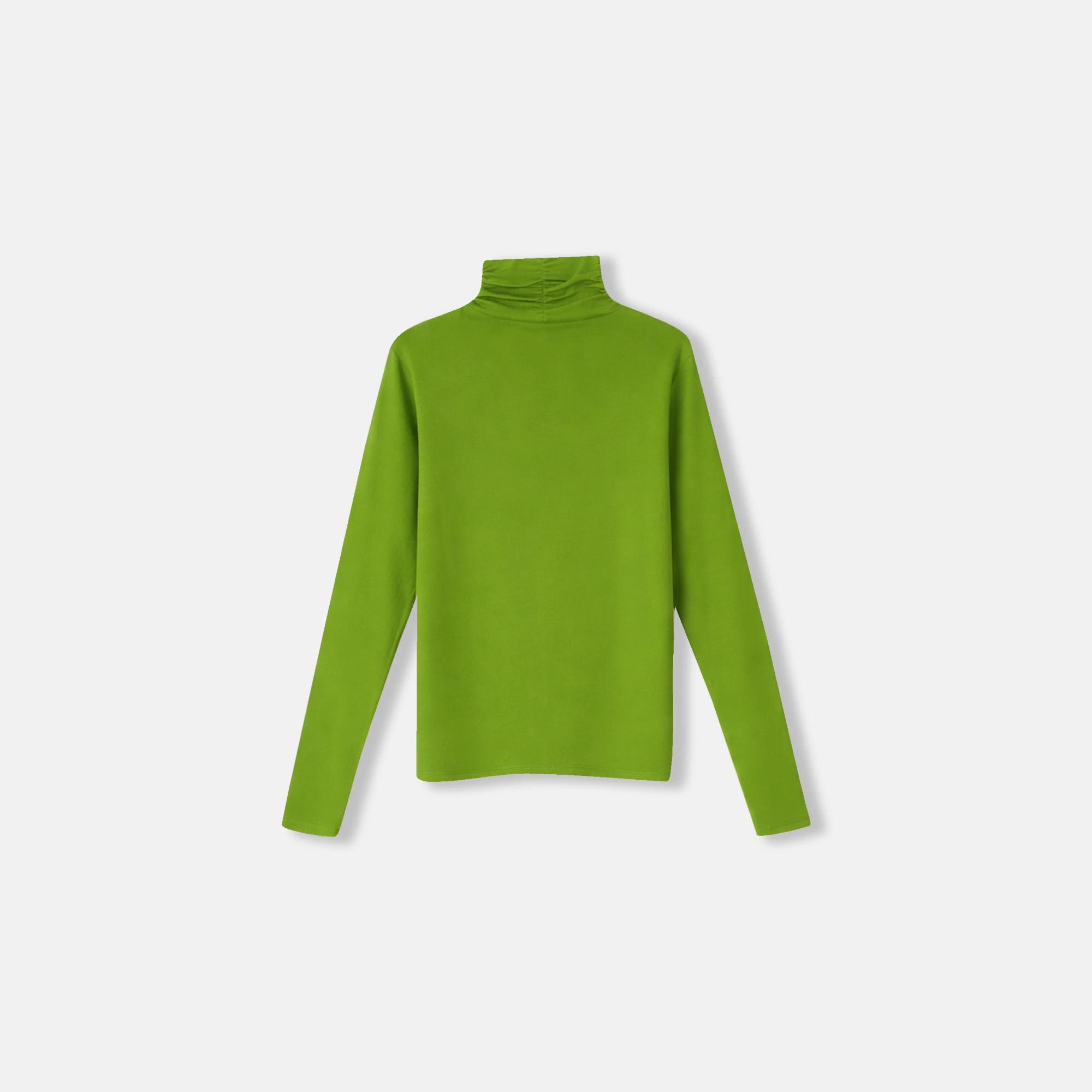 Women's long-sleeved sweater with a high neck alternative product image