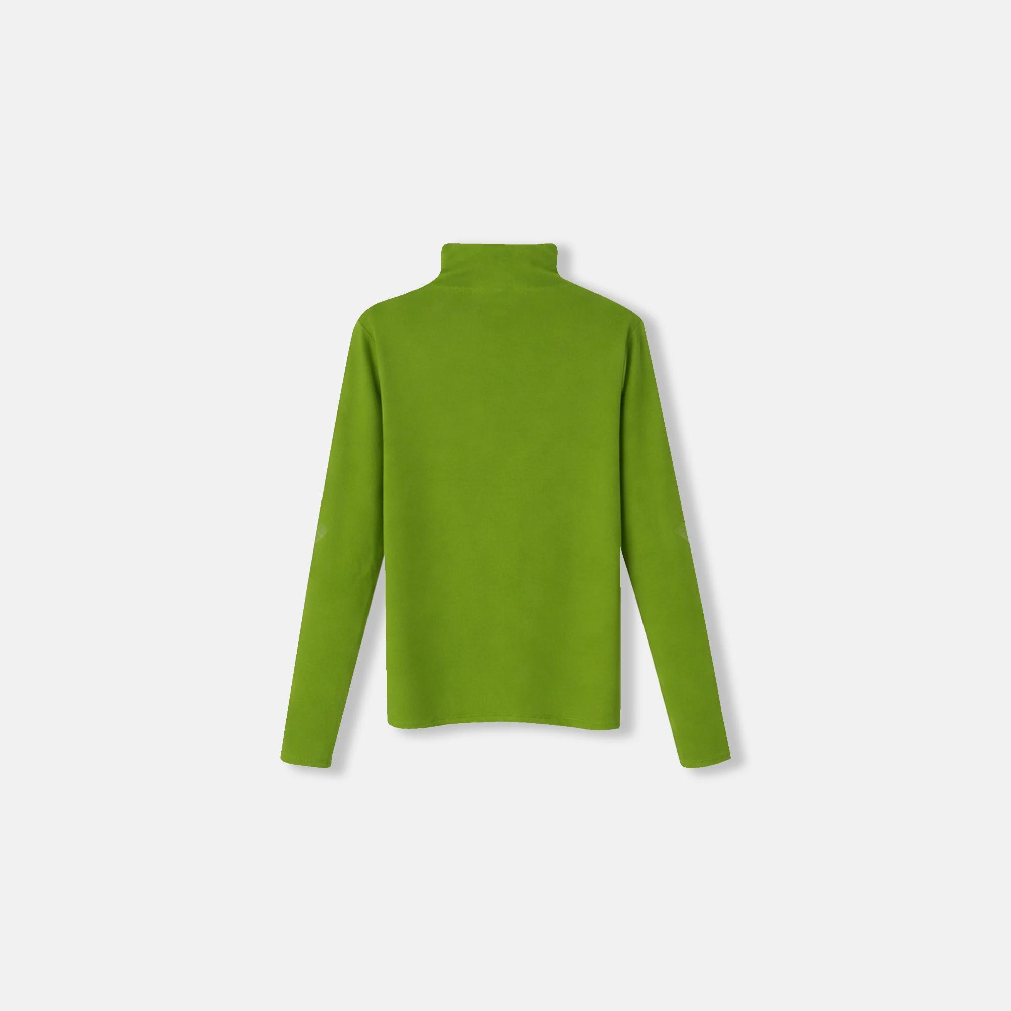 كنزة نسائية بأكمام طويلة ورقبة عالية media preview 3