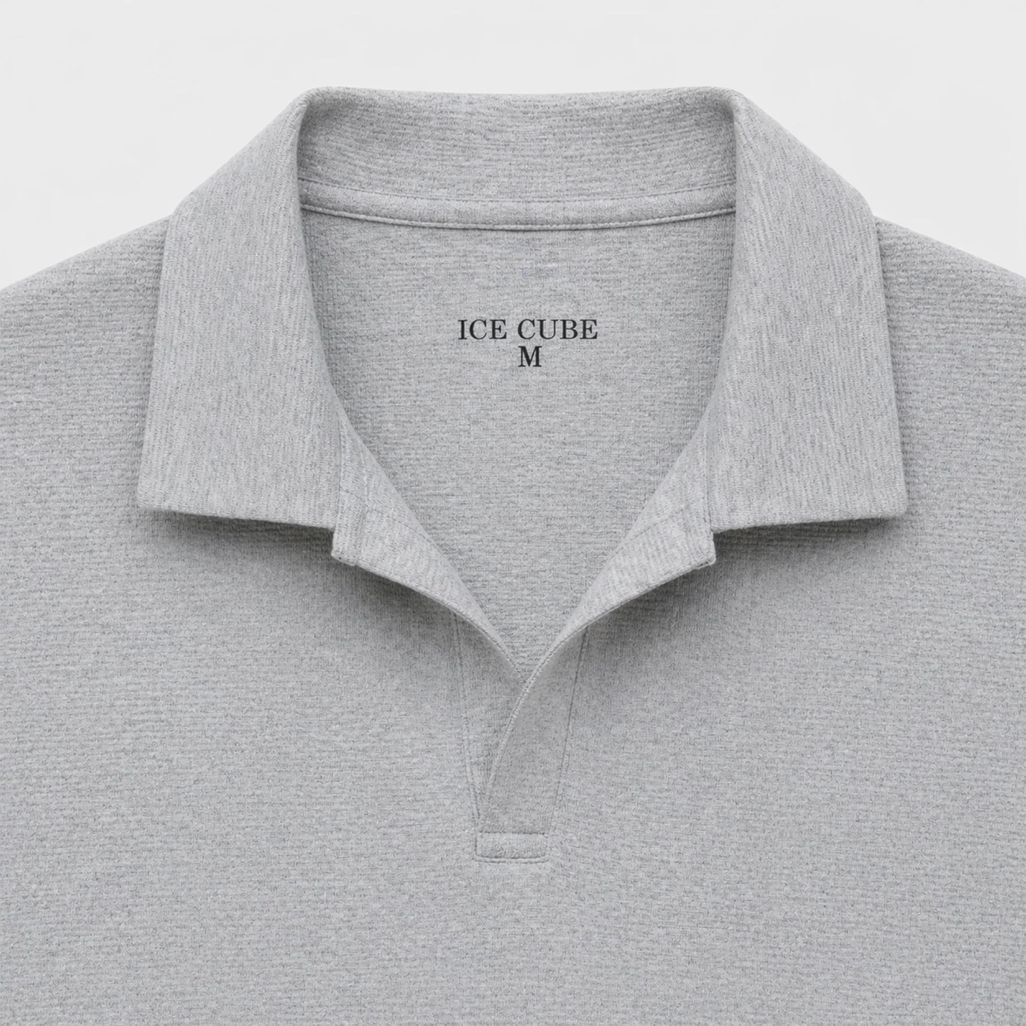 قميص بولو رجالي محبوك media preview 2