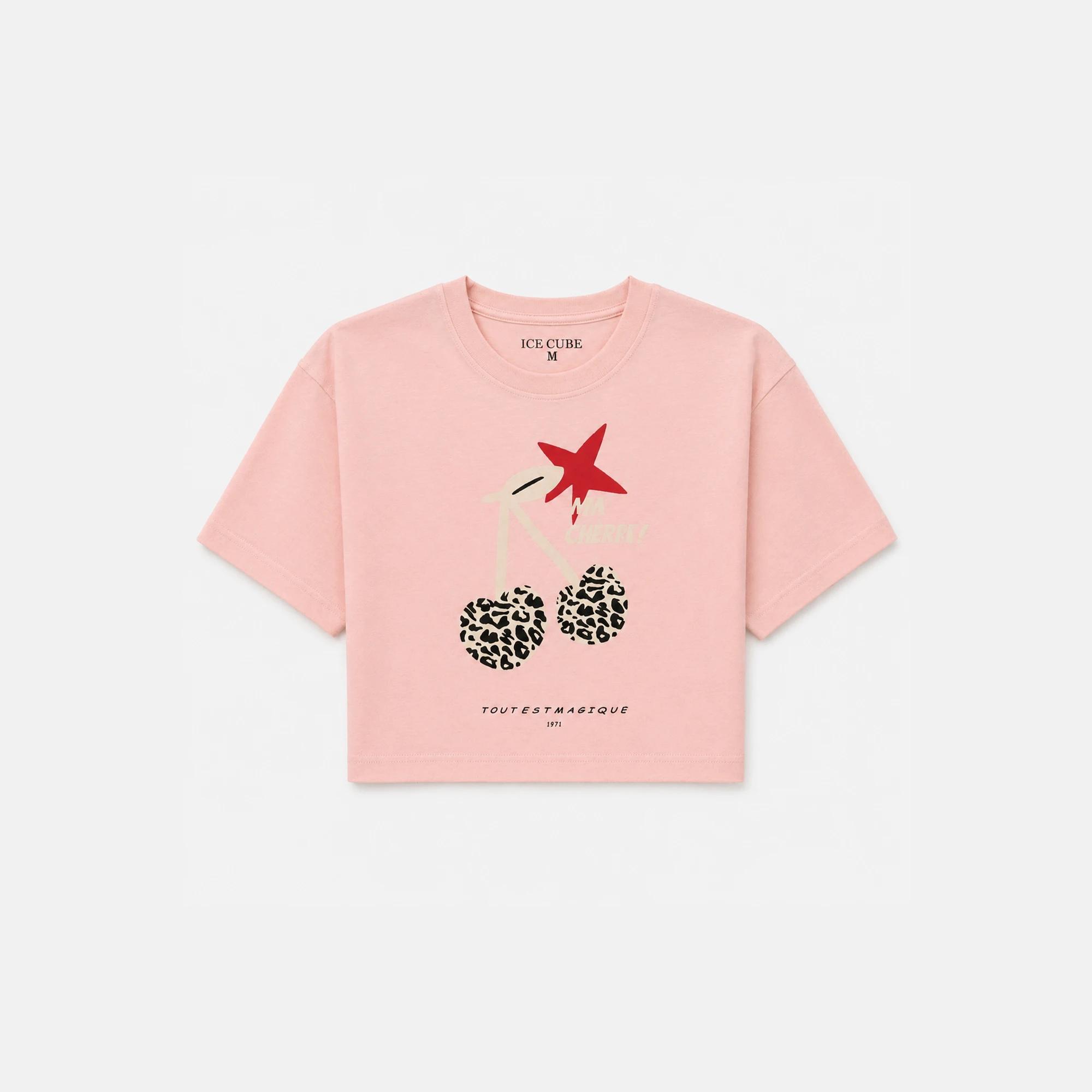 Girls' short-sleeved t-shirt with unique designs alternative product image