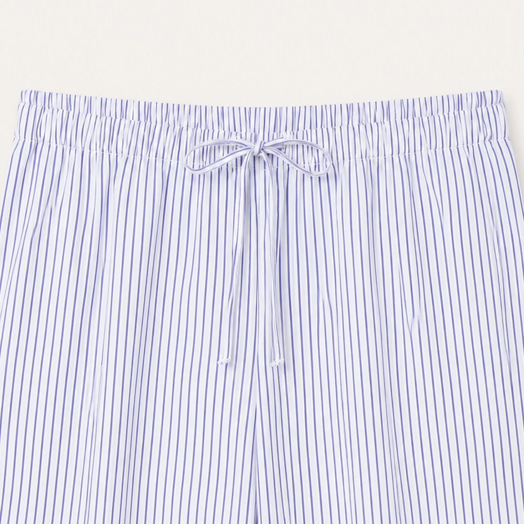 Women's Pinstripe Wide-Leg Blend Pants media preview 3