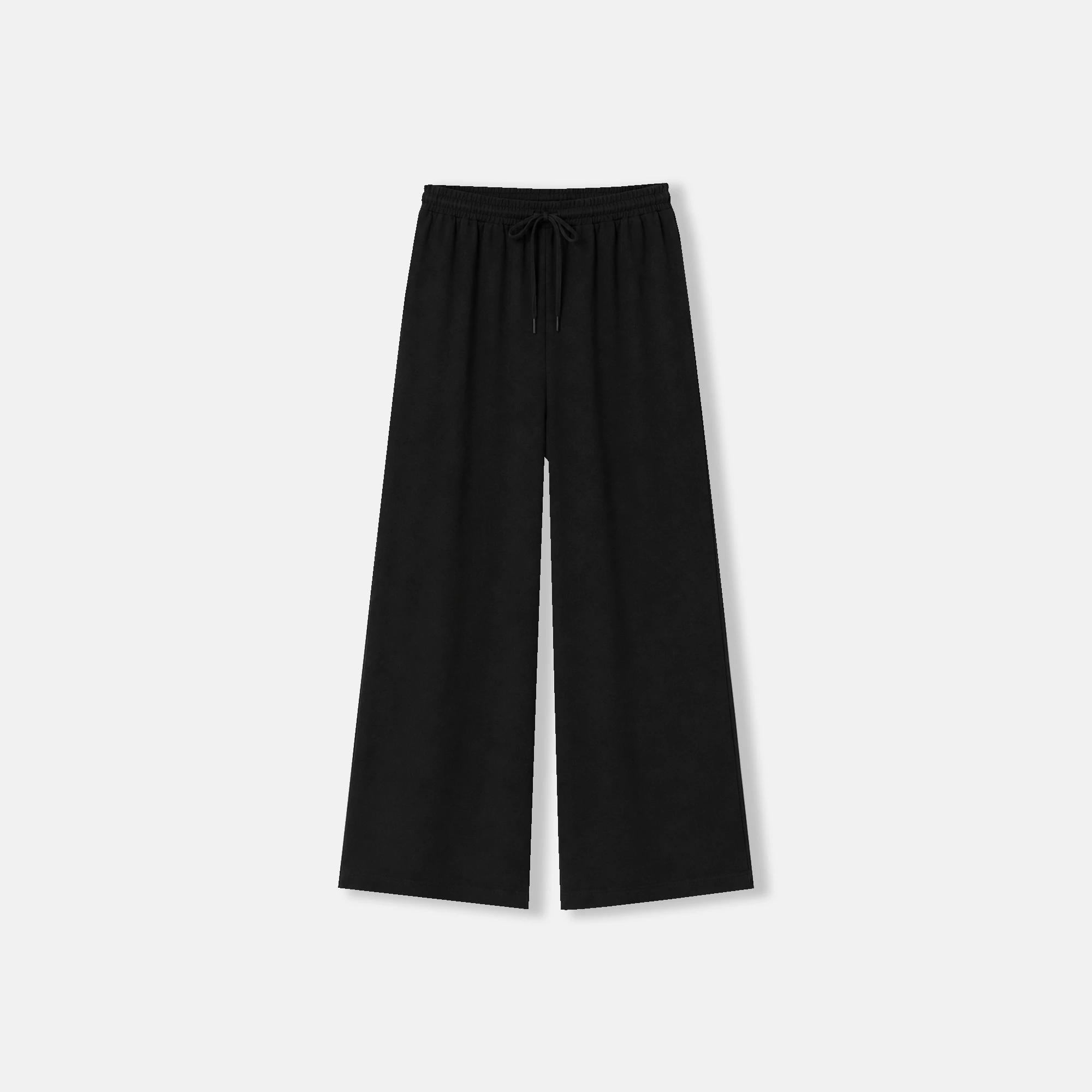 Women's Wide-Leg Drawstring Pants  media preview 1