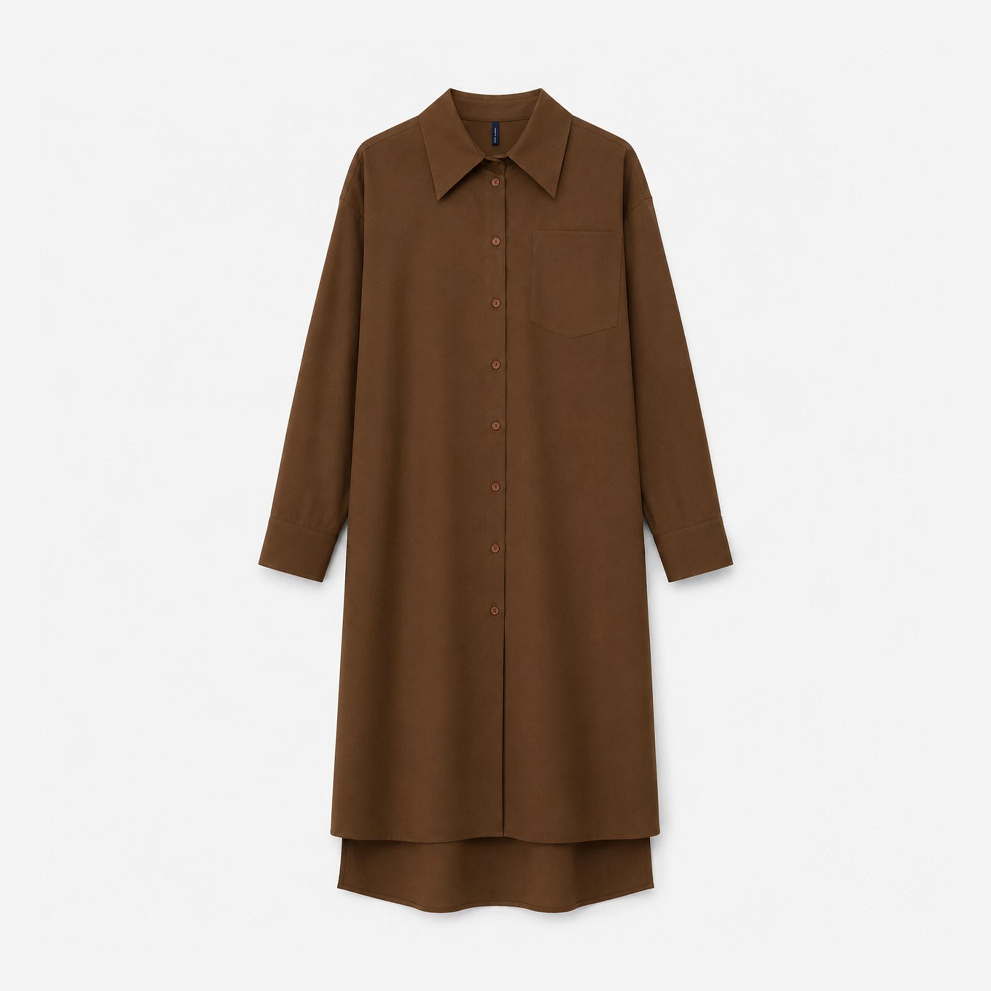 Women's  Longline Button-Down Dress Thumbnail 2