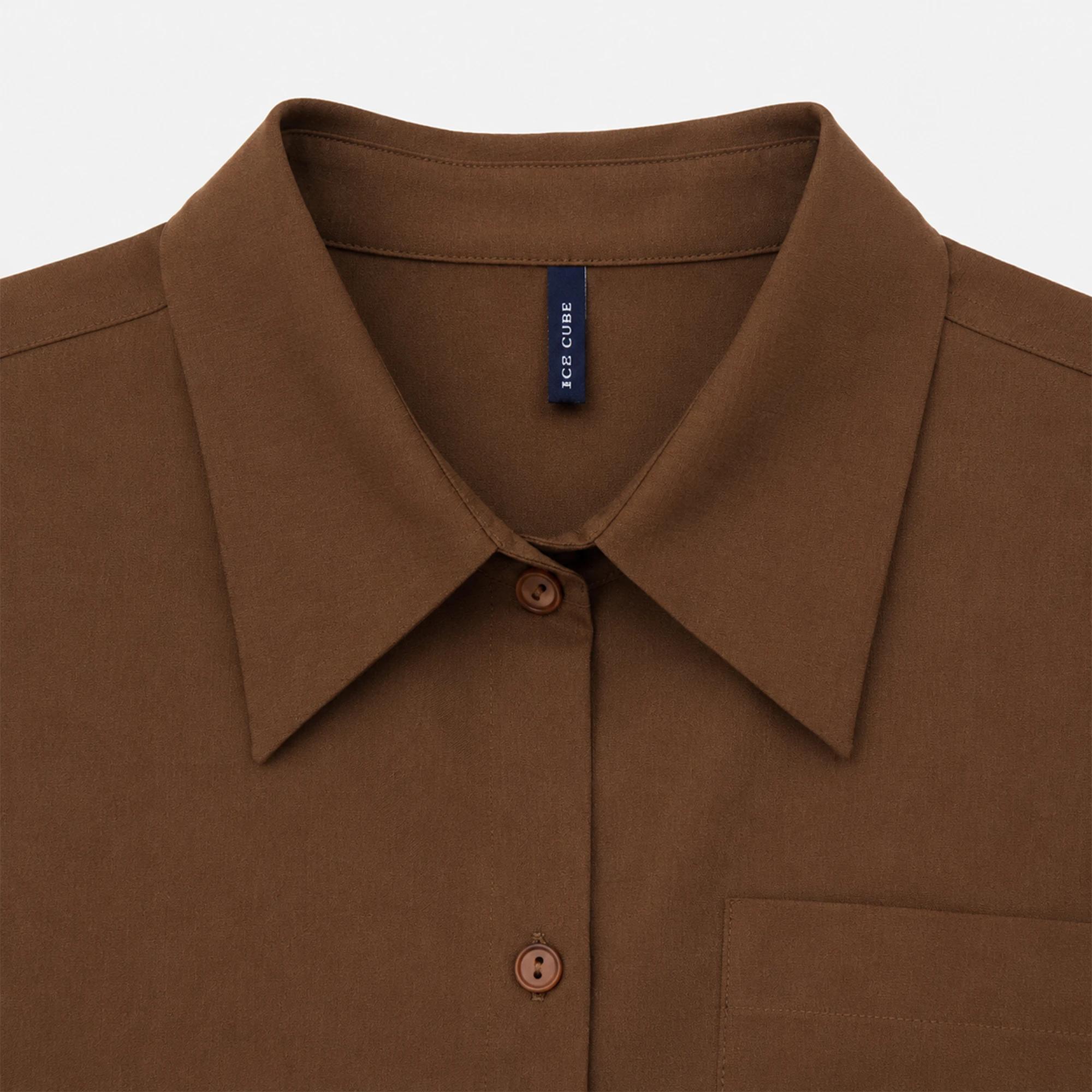 Women's  Longline Button-Down Dress media preview 3