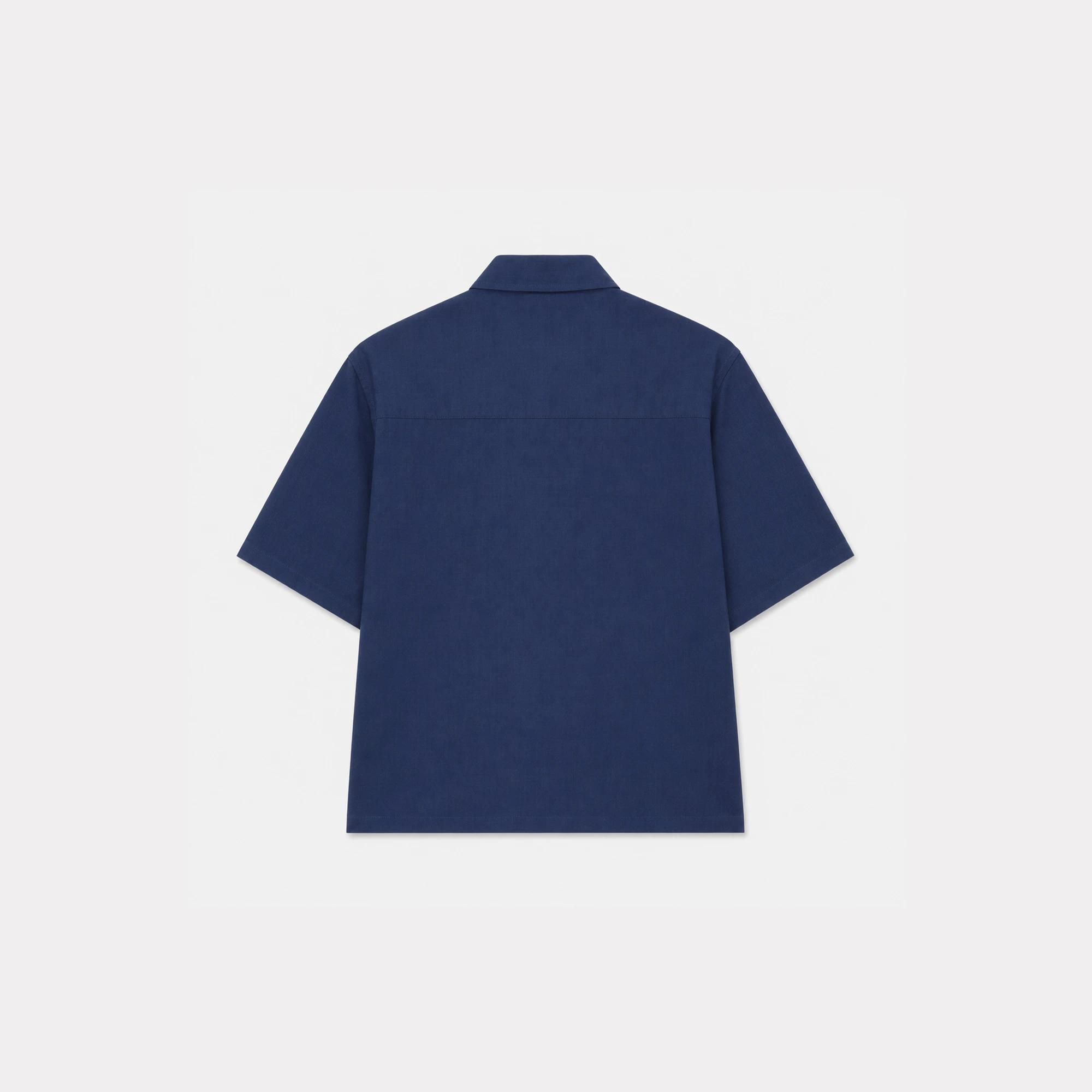 Men's Short-Sleeve Hidden Placket Shirt Thumbnail 3