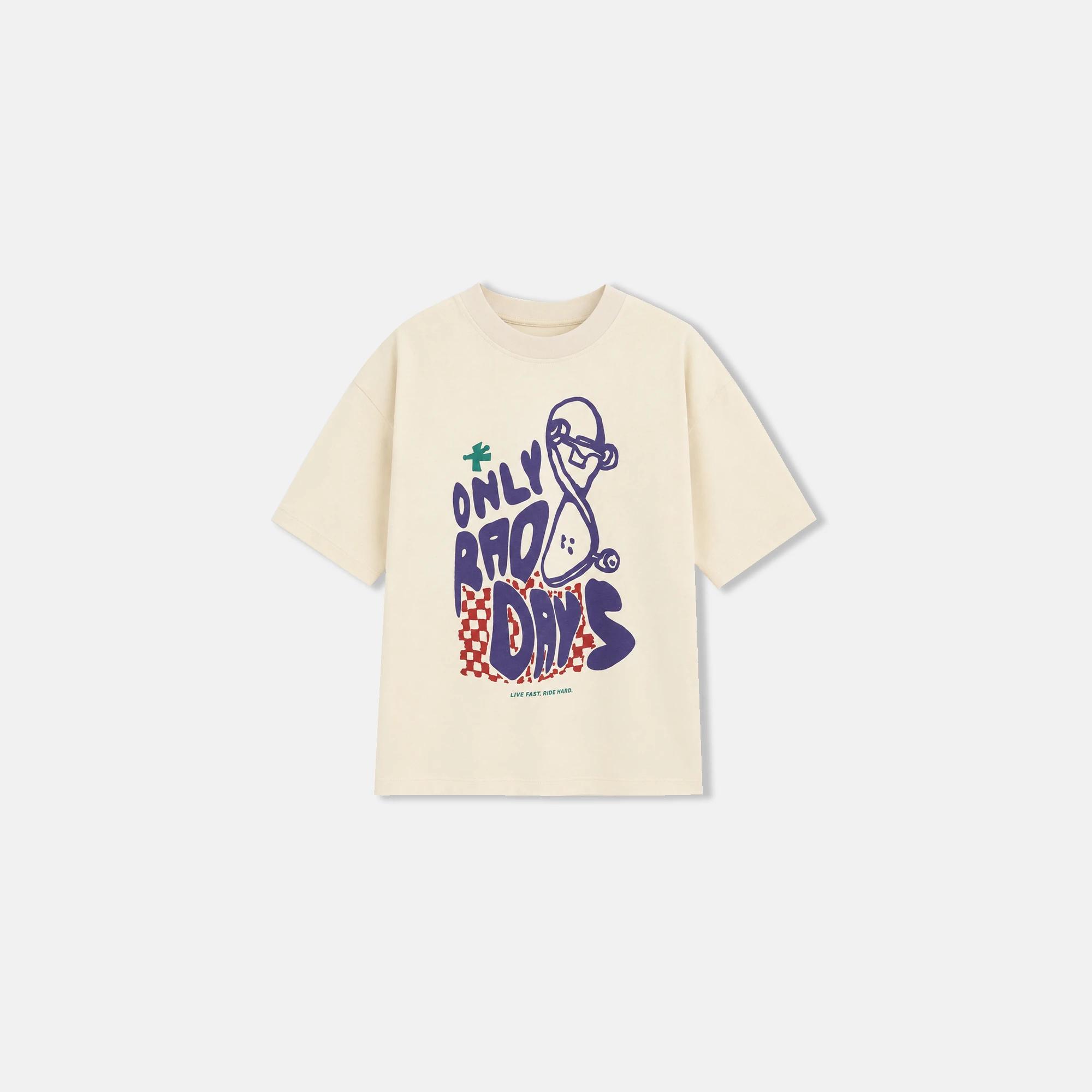 Printed cotton short-sleeved t-shirt for boys Thumbnail 2