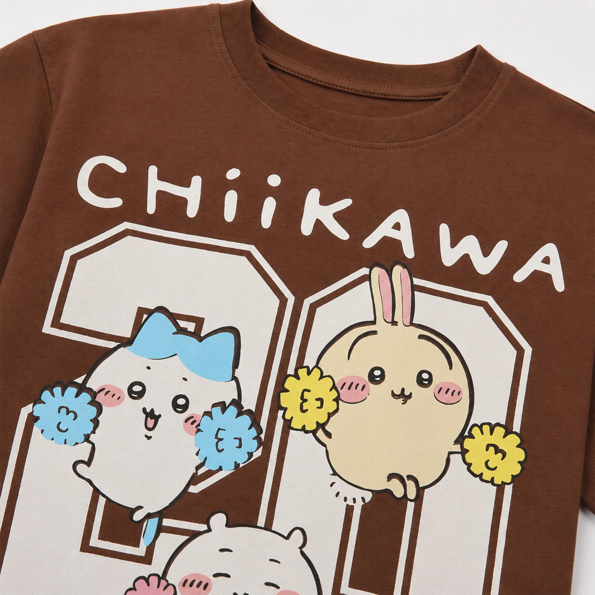 Girls' cropped t-shirt with print Thumbnail 3