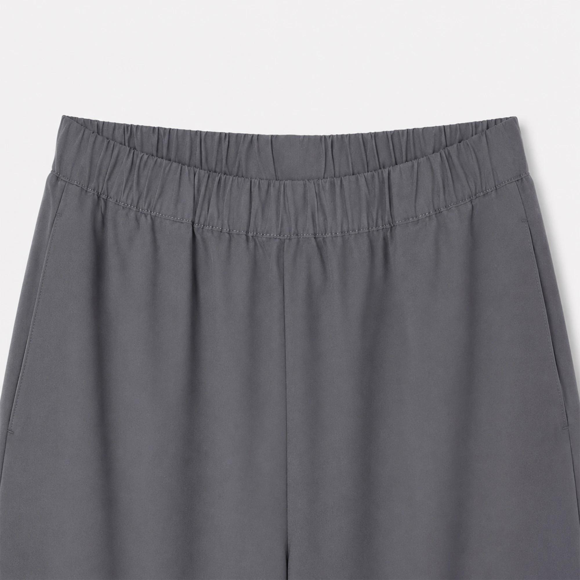 بنطلون نسائي كلاسيكي بقصة مستقيمة وخصر مطاطي media preview 3