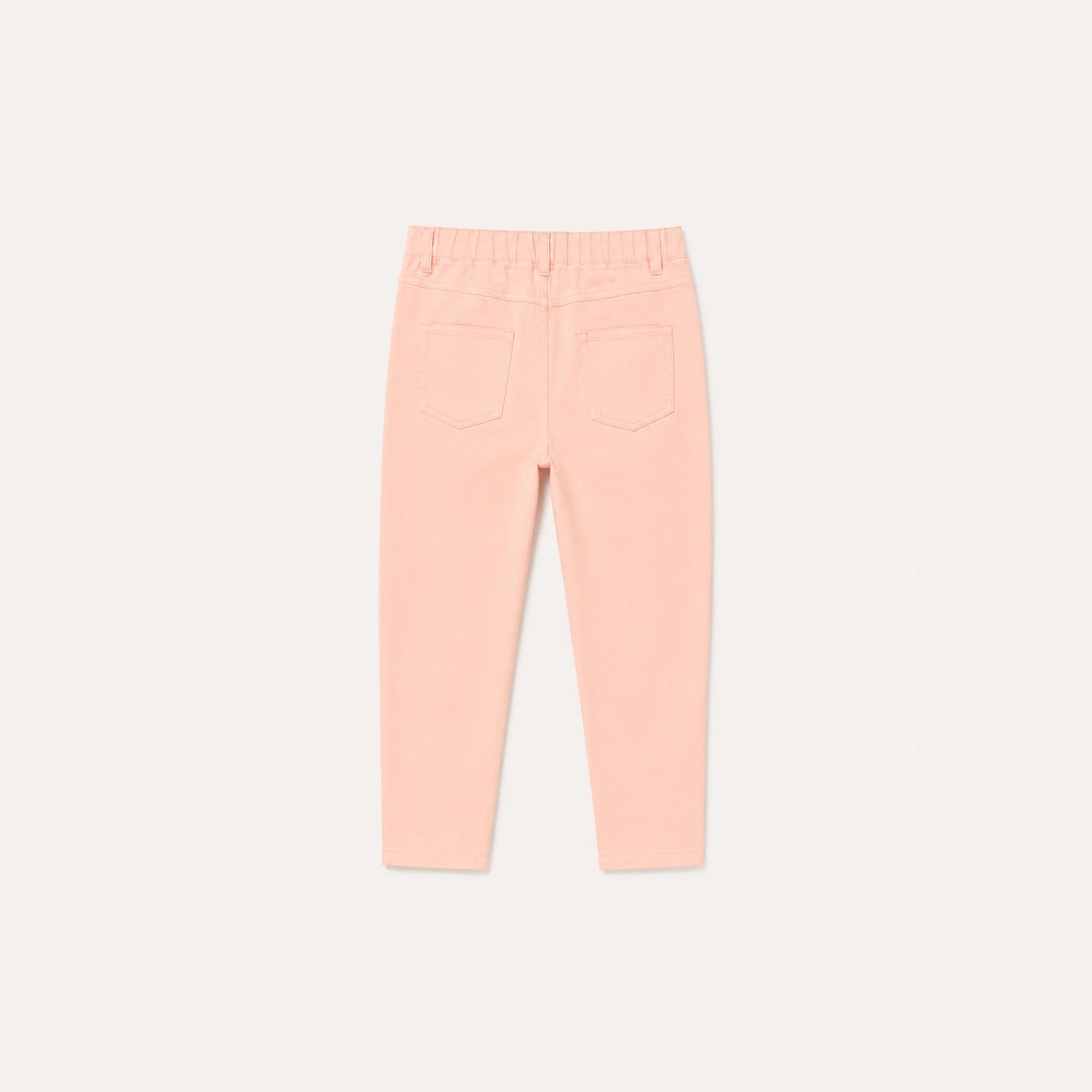 بنطال قطني كاجوال للبنات بقصة ضيقة ومستقيمة (Slim-Straight) media preview 4