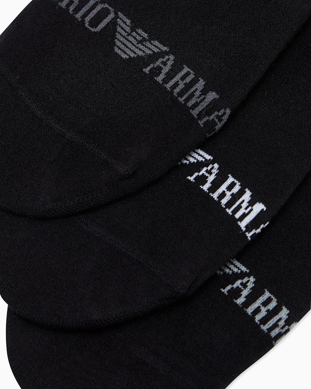 ARMANI 3-PACK FOOTIE SOCKS Thumbnail 2