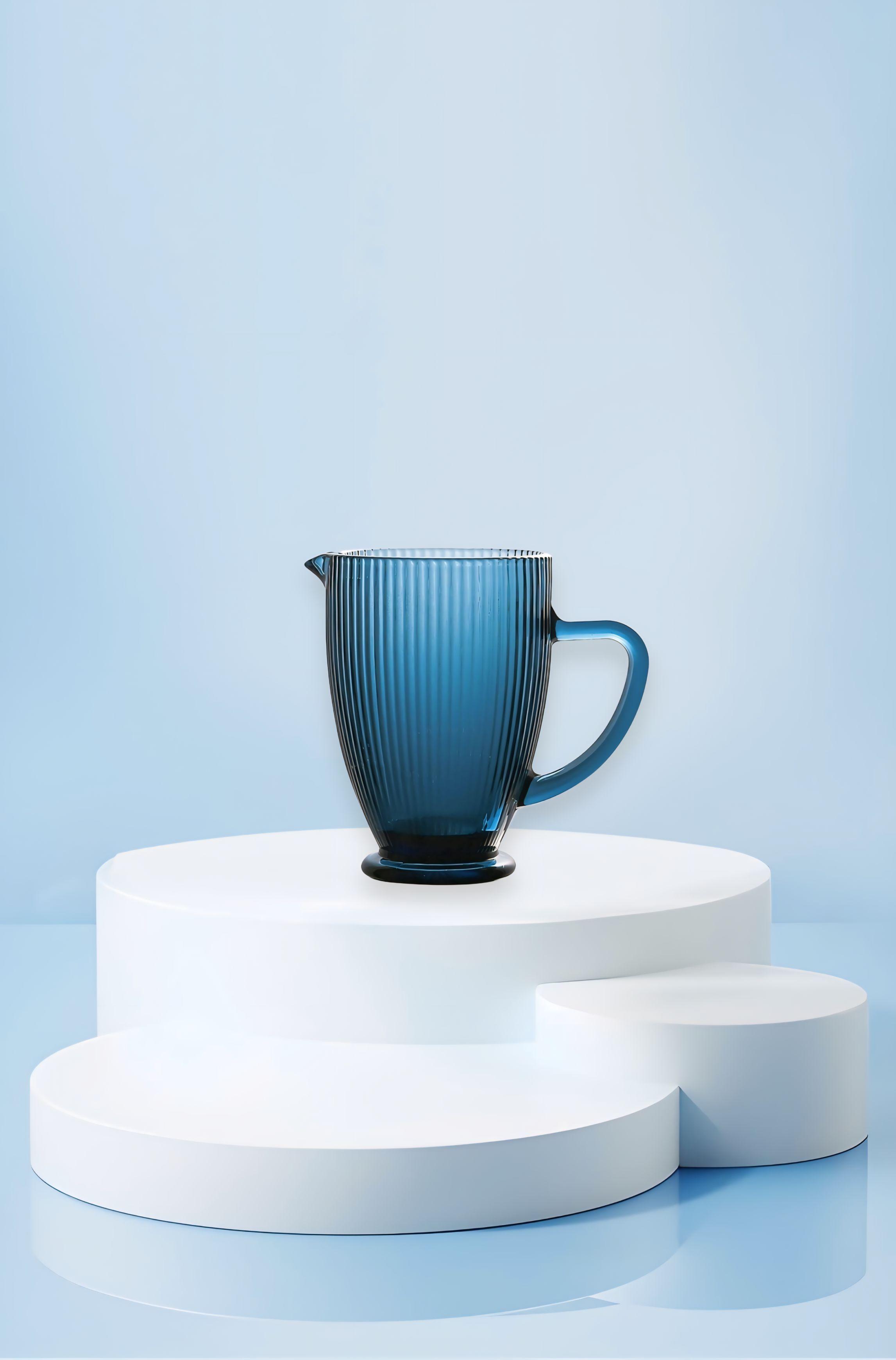 Solid Color Glass Pitcher Thumbnail 1