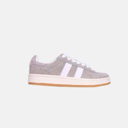 Suede sneakers with white stripes Thumbnail 1