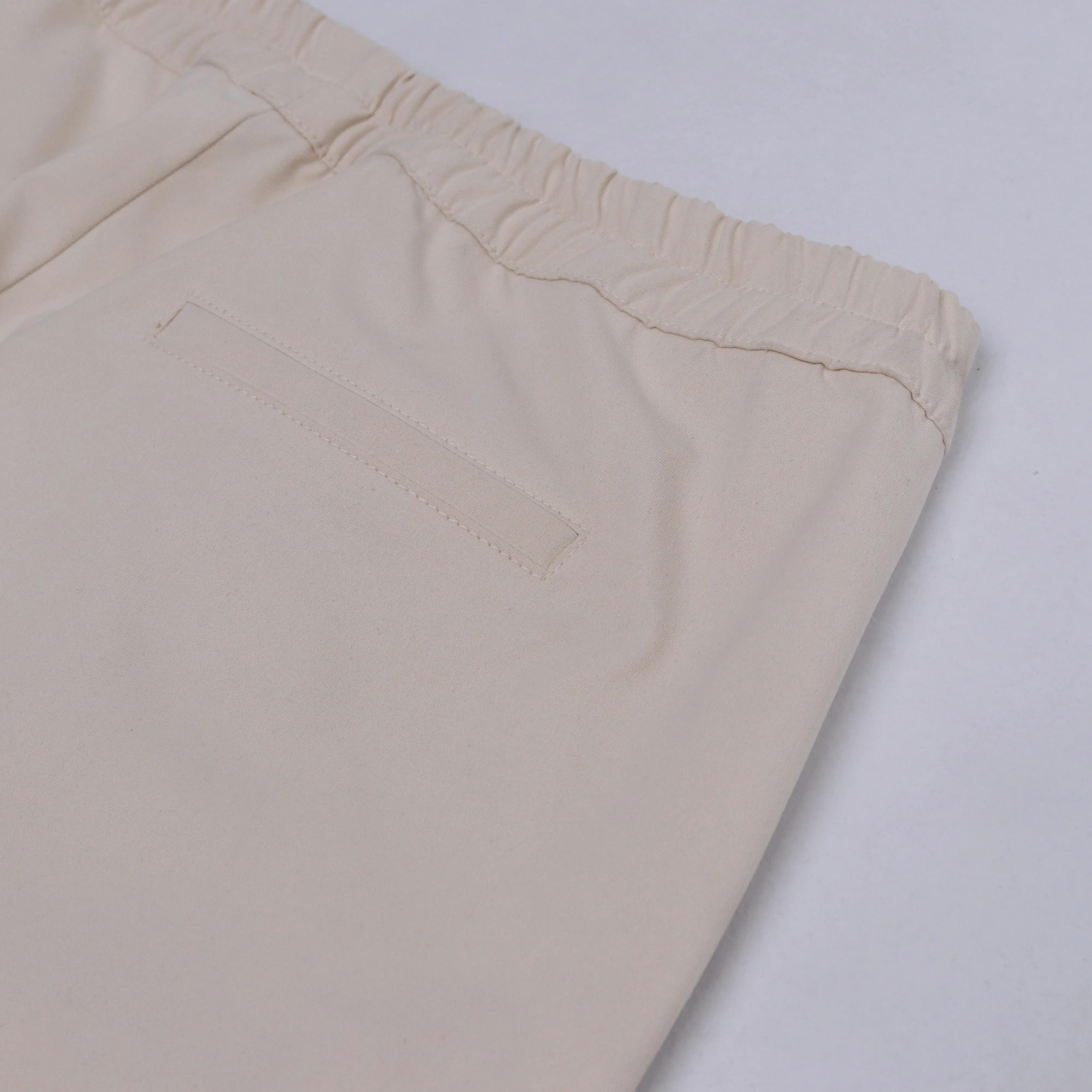 Women's Pleated Polyester Trousers Thumbnail 4
