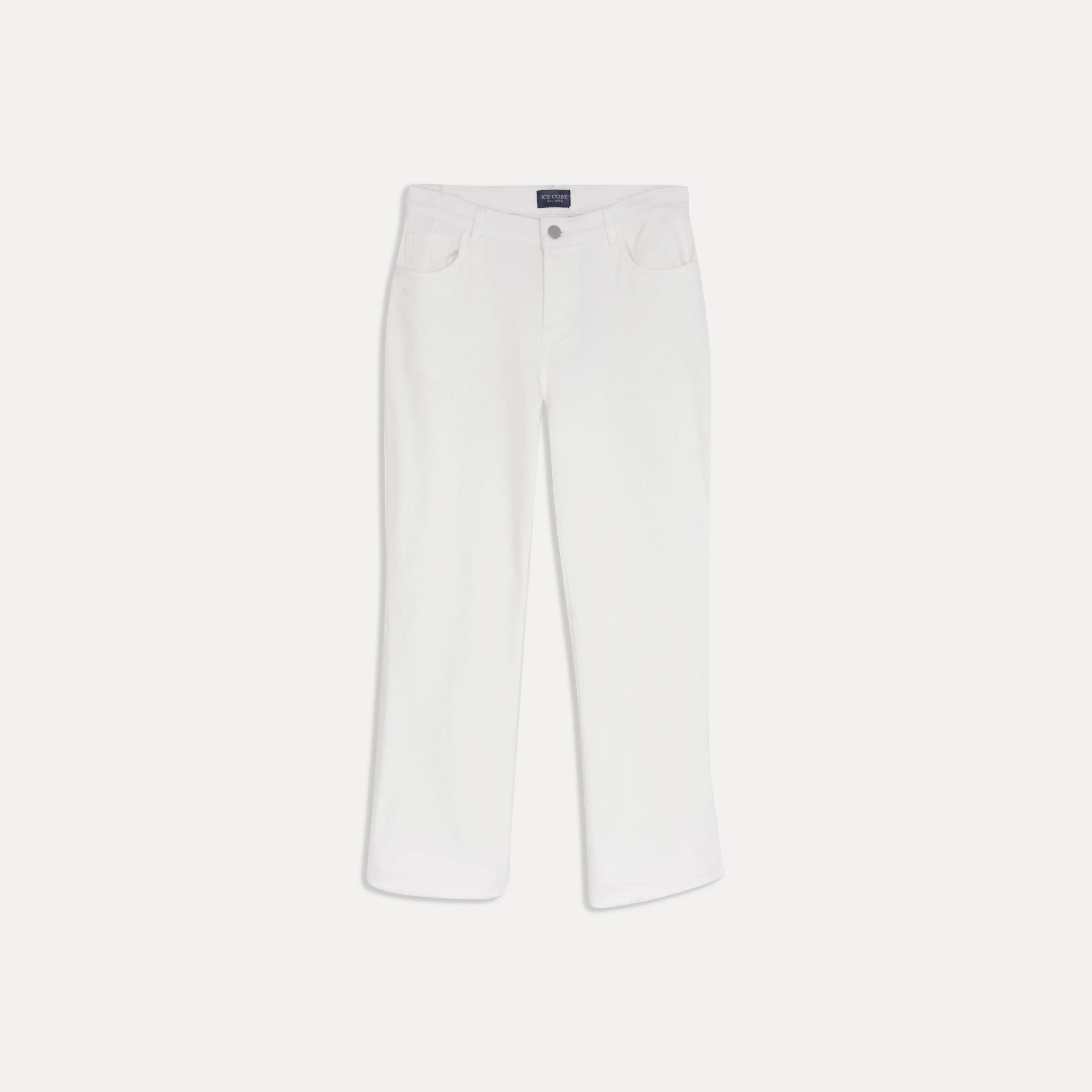 Women's Cotton Spandex Blend Tailored Pants Thumbnail 1
