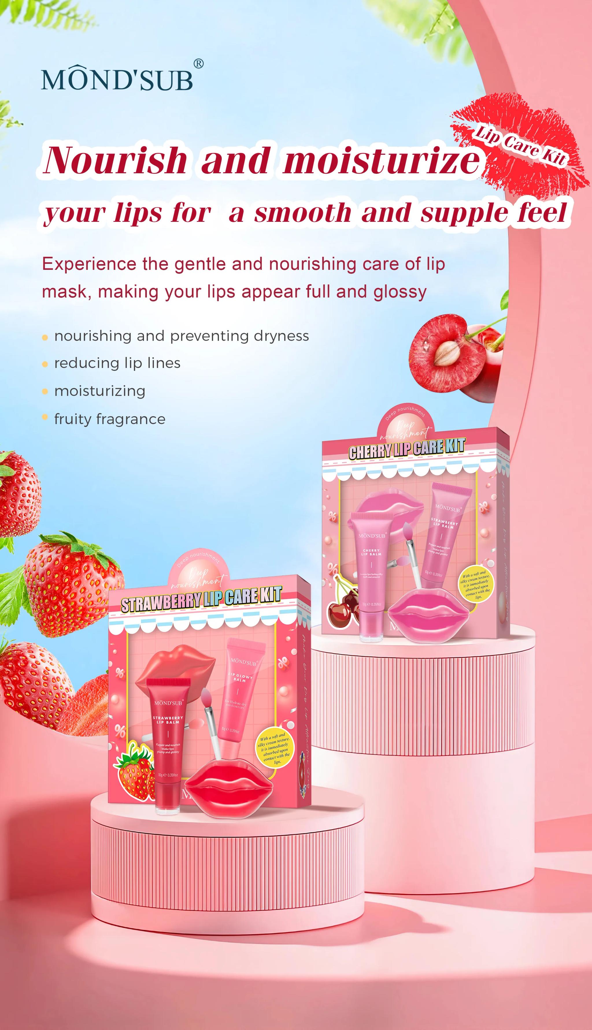 مجموعة العناية بالشفاه بالفراولة alternative product image