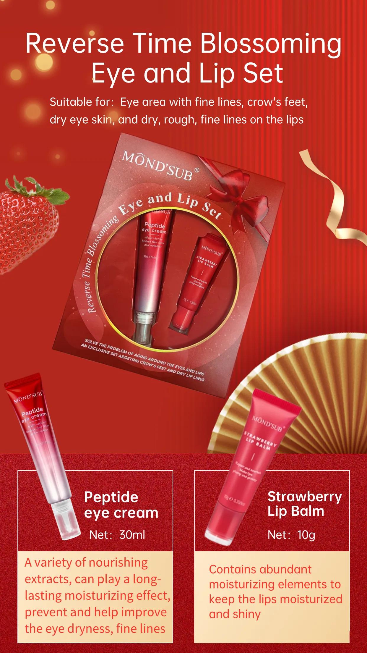 مجموعة العيون والشفاه المزهرة من ريفيرس تايم product image