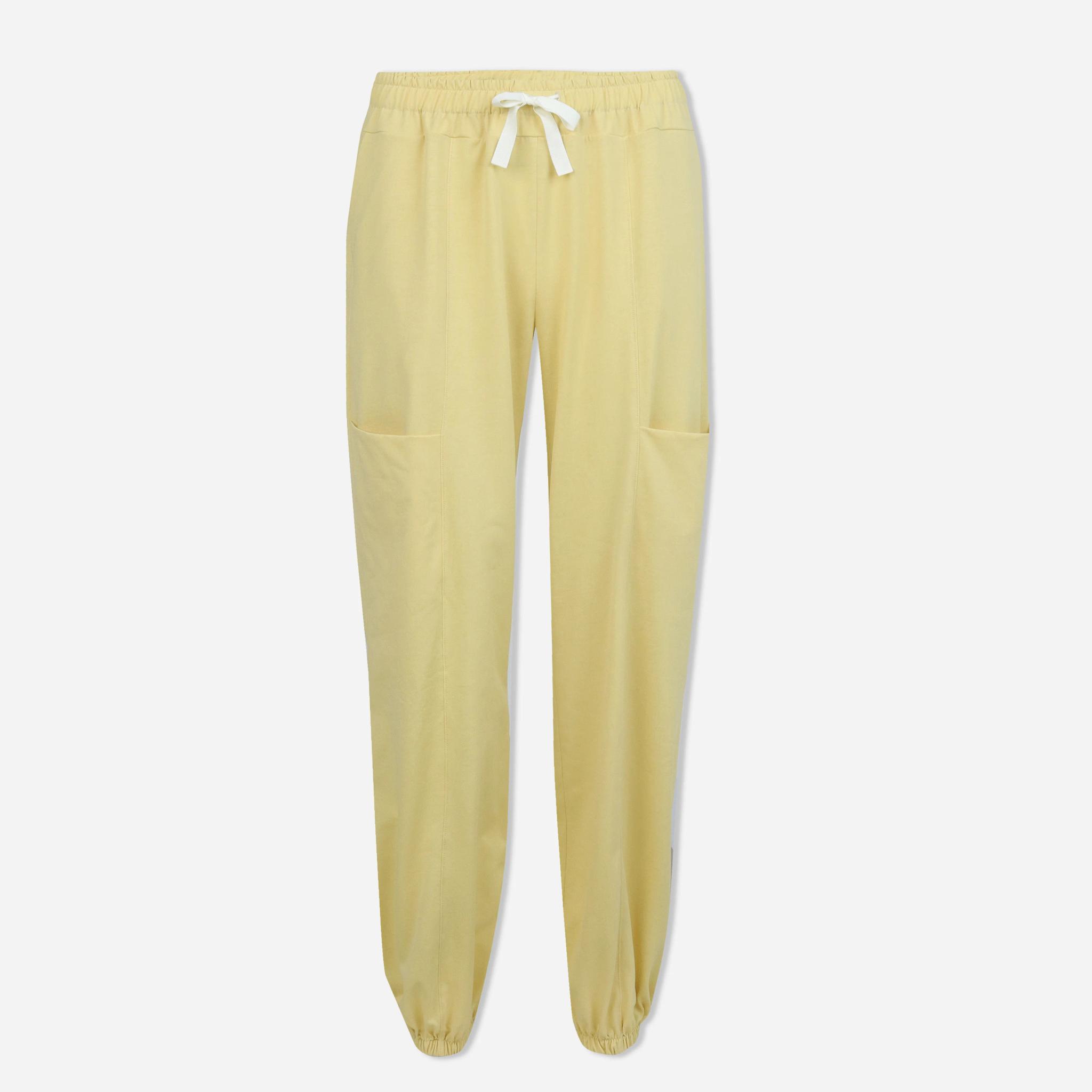 Women's Cotton Blend Drawstring Cargo Joggers" media preview 2
