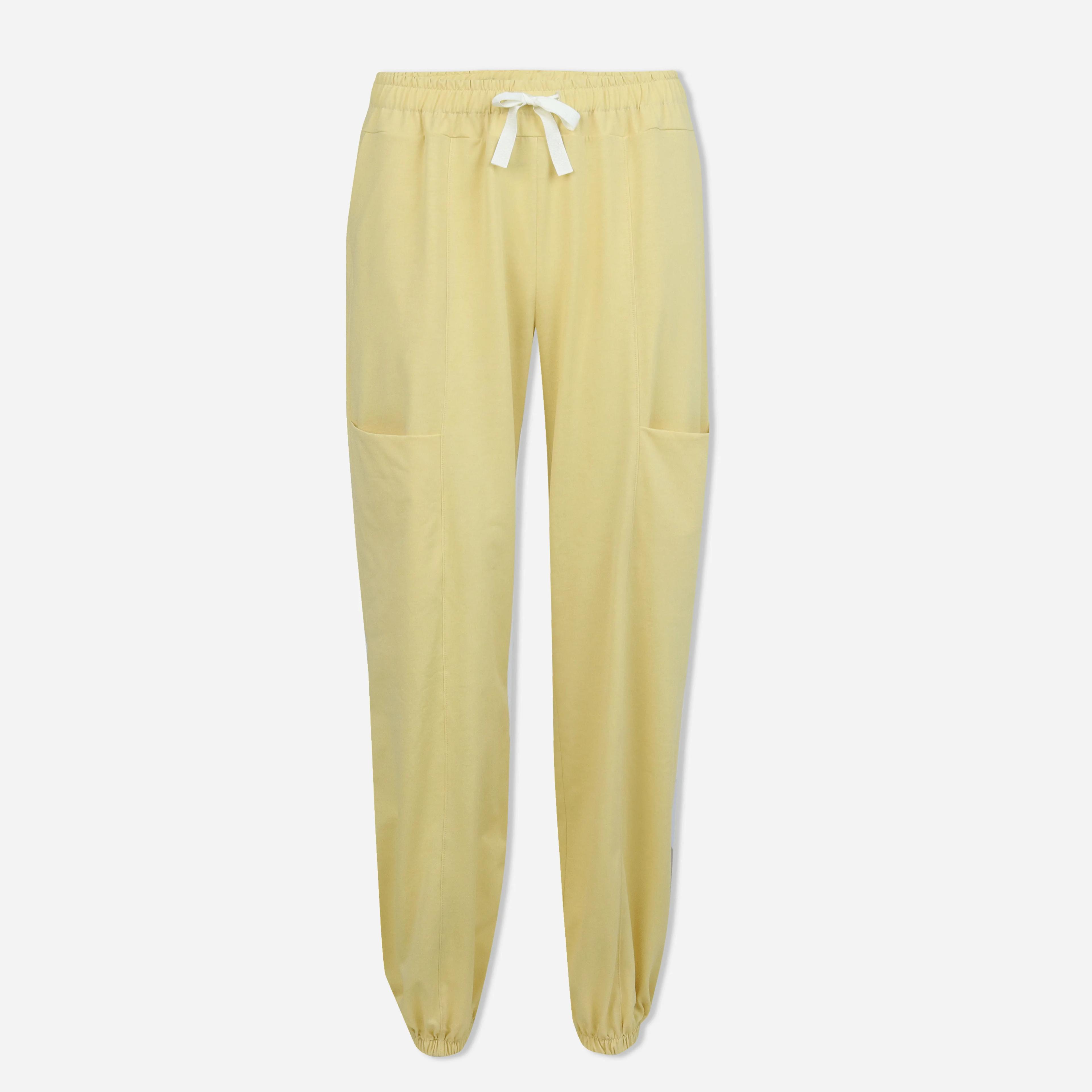 Women's Cotton Blend Drawstring Cargo Joggers" Thumbnail 2