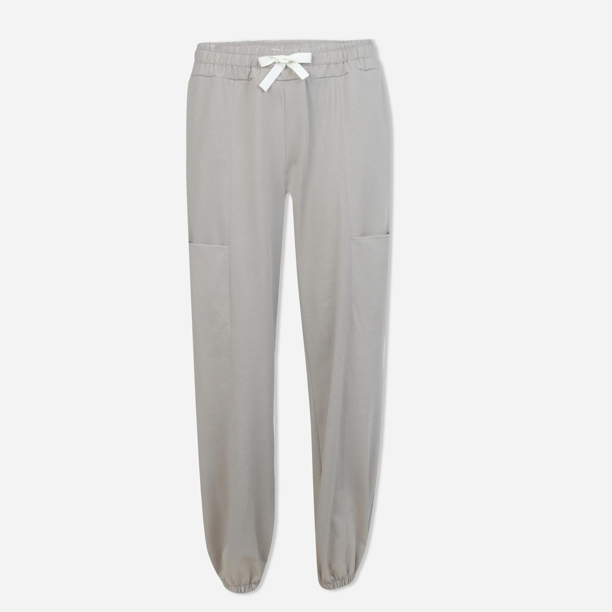 Women's Cotton Blend Drawstring Cargo Joggers" media preview 4
