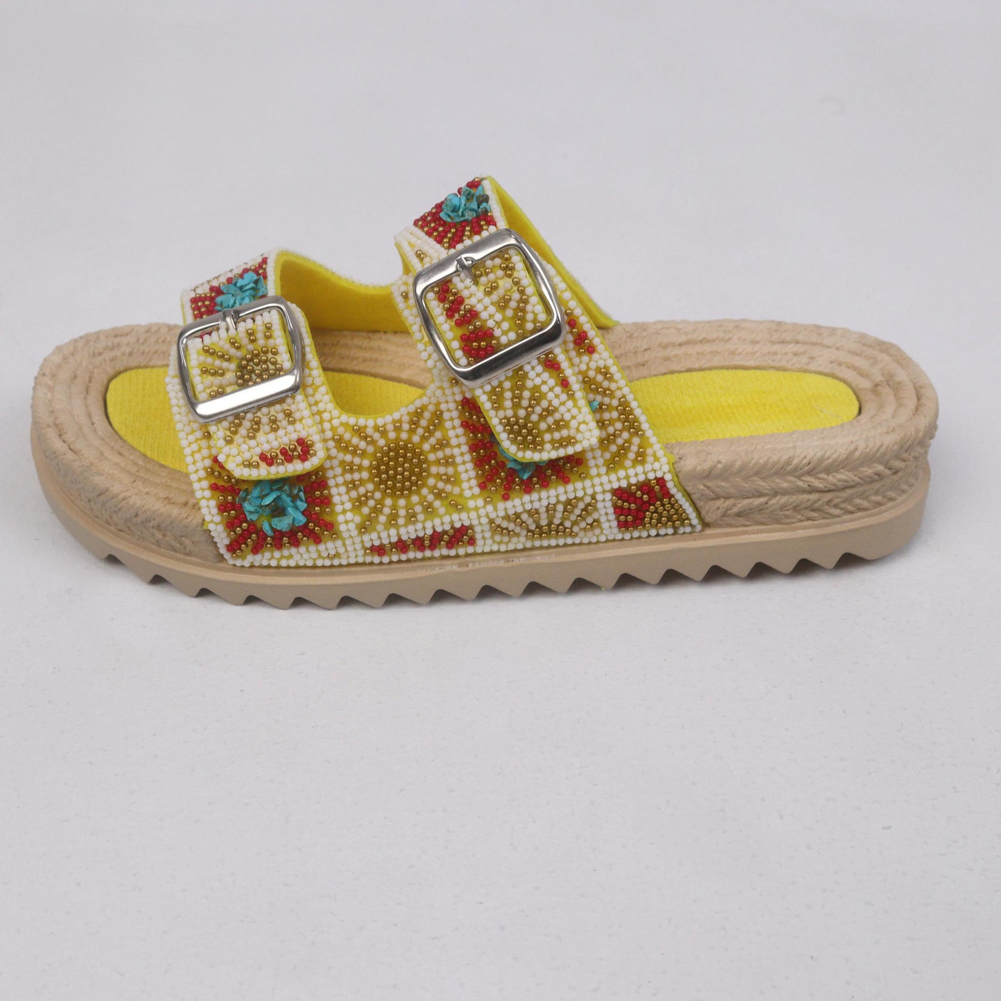شبشب إسبادريل نسائي ذو منصة مزينة بالخرز product image