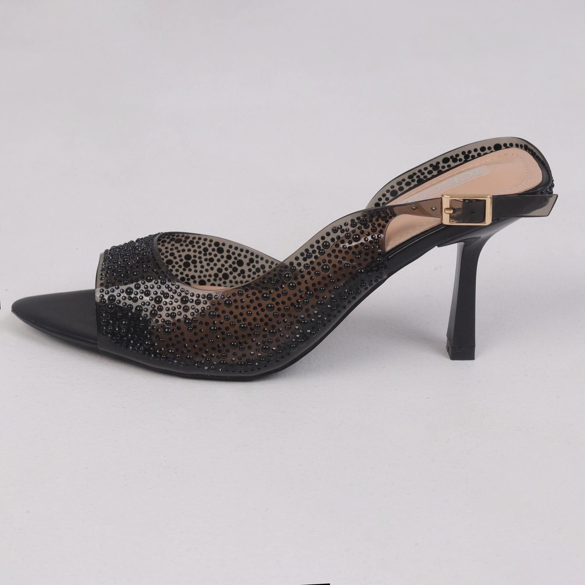 حذاء نسائي بكعب عالٍ سليبكابي مرصع  product image