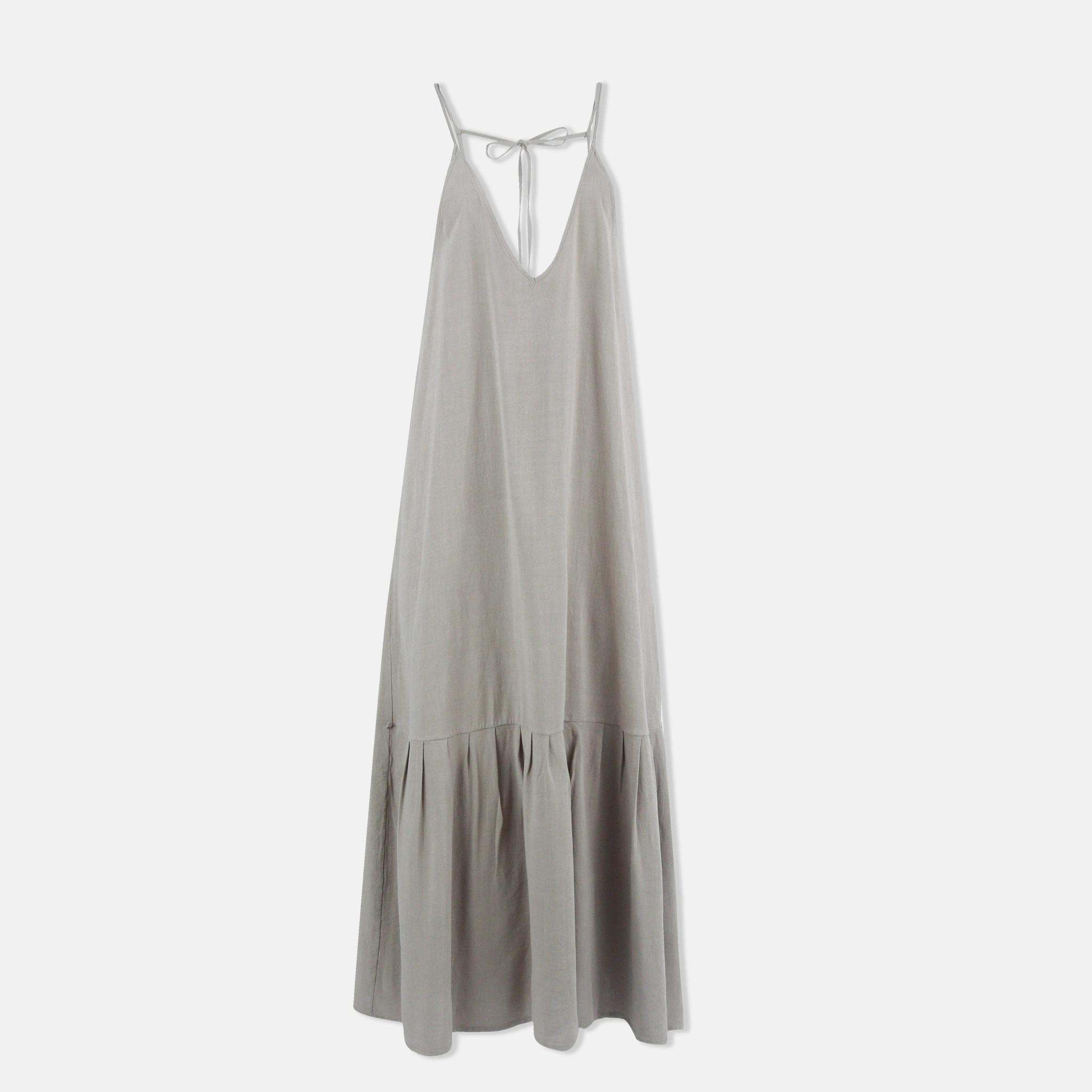 Women's V-Neck Maxi Dress - Rayon Linen Blend product image