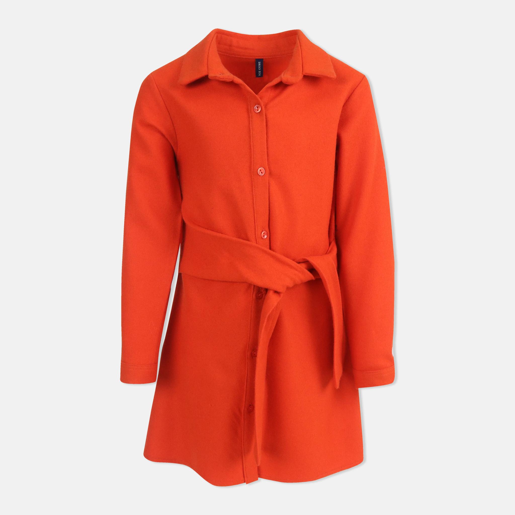 فستان قميص بحزام للبنات product image