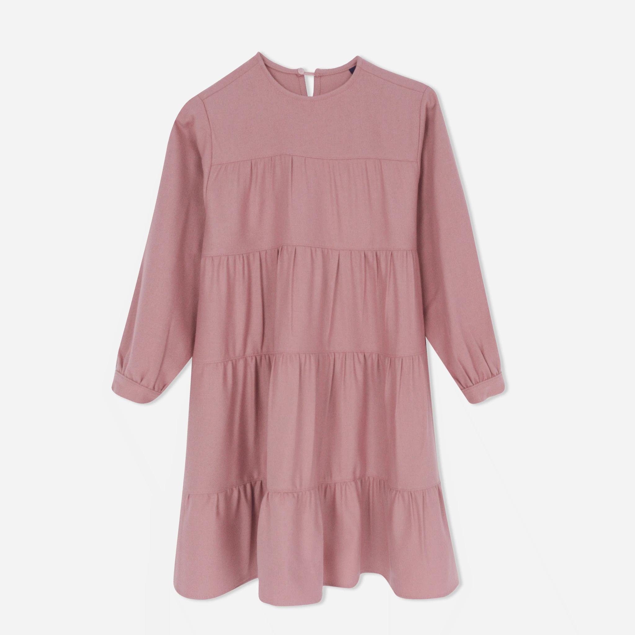 فستان بناتي متعدد الطبقات بأكمام طويلة product image