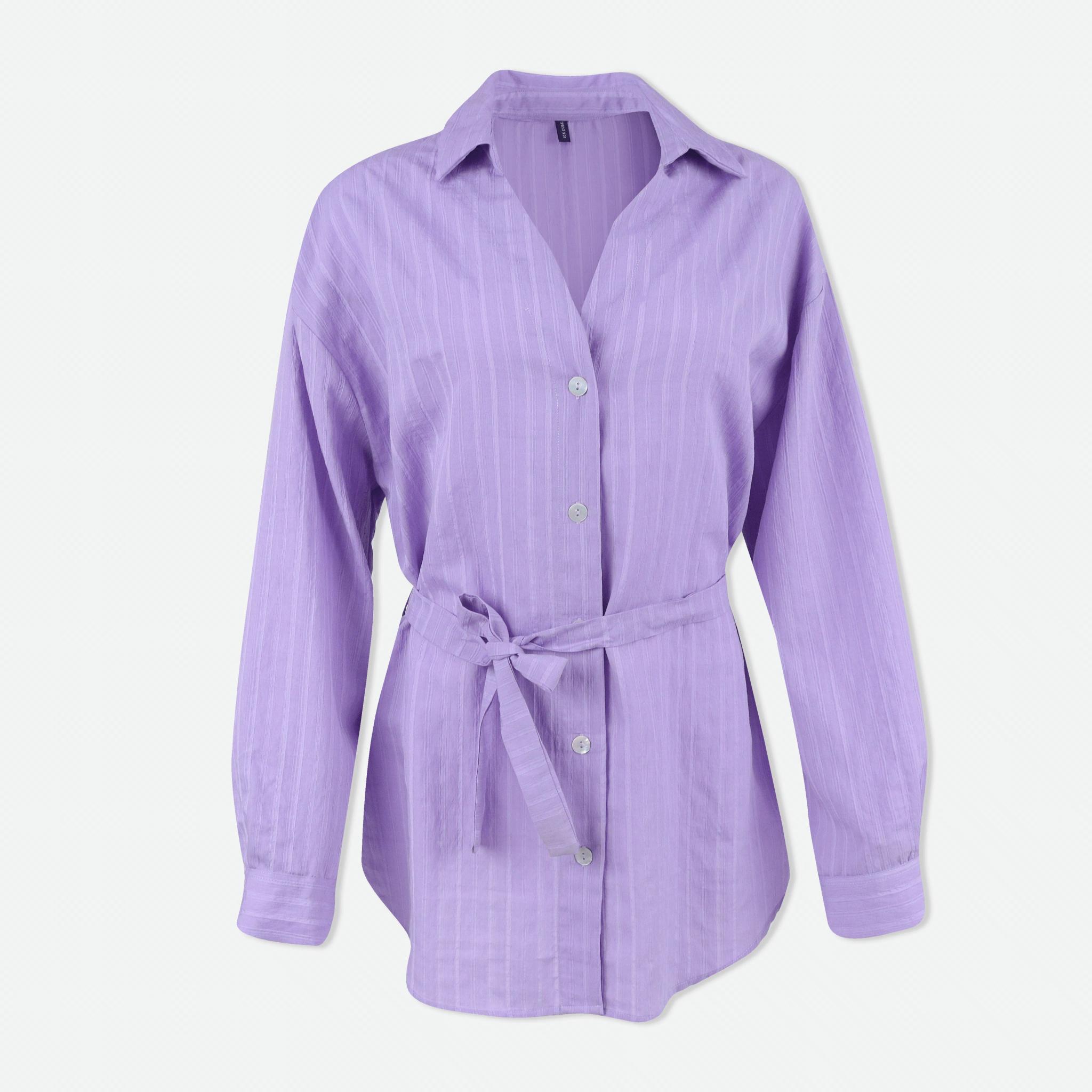 Women's Long Sleeve Shirt with Tie Waist product image