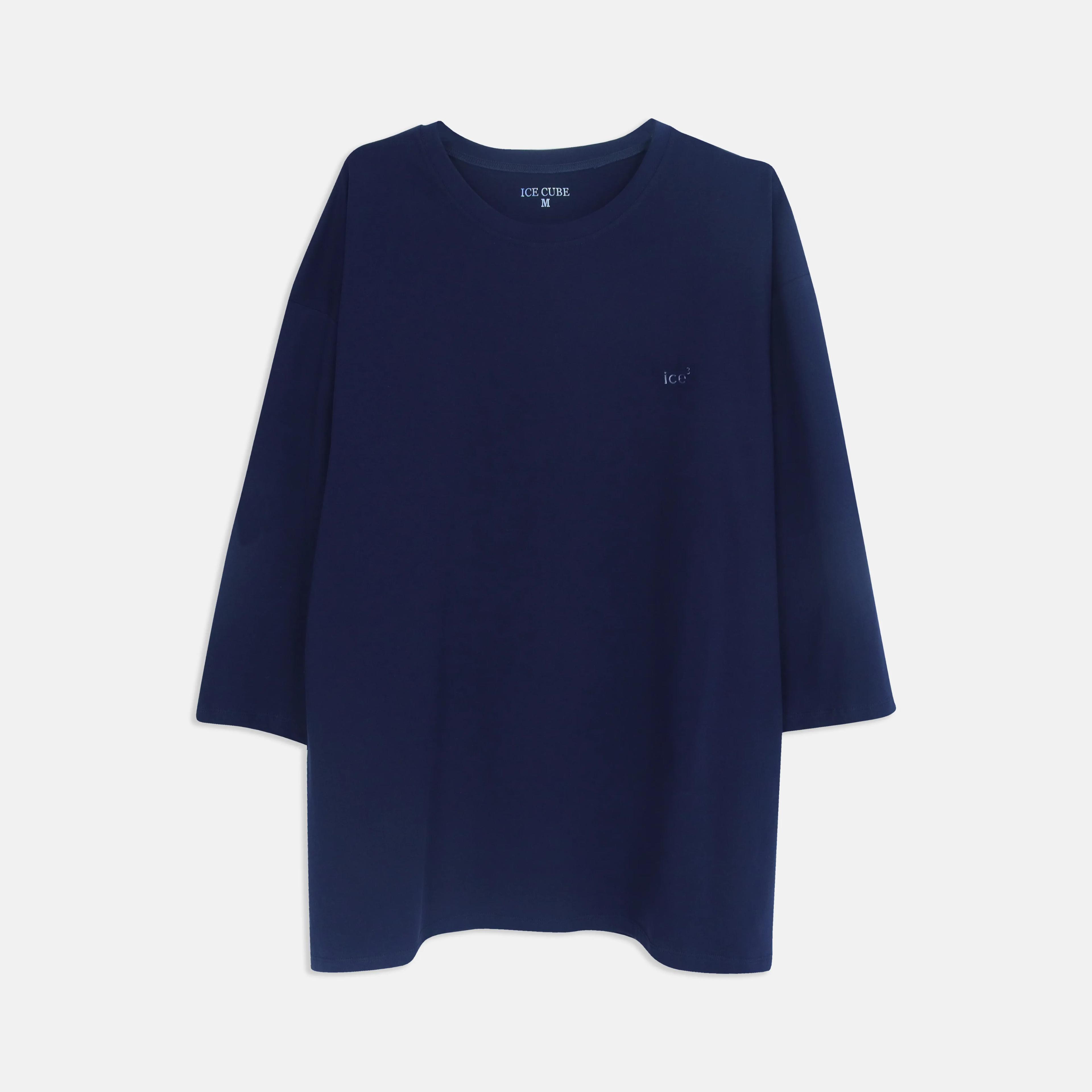 Women's Solid Color Crewneck Tee 3/4 Sleeves Thumbnail 11