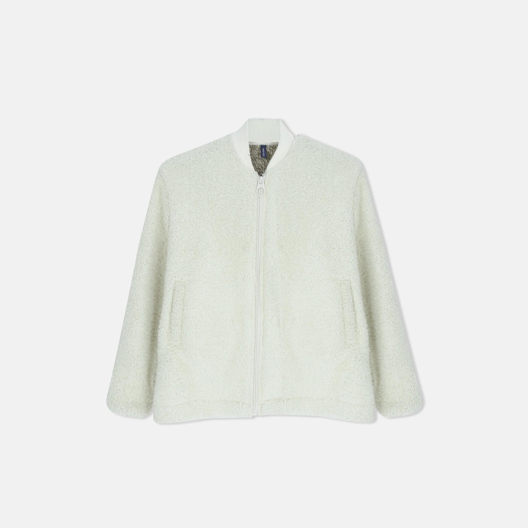 سترة صوفية بسحاب للبنات product image