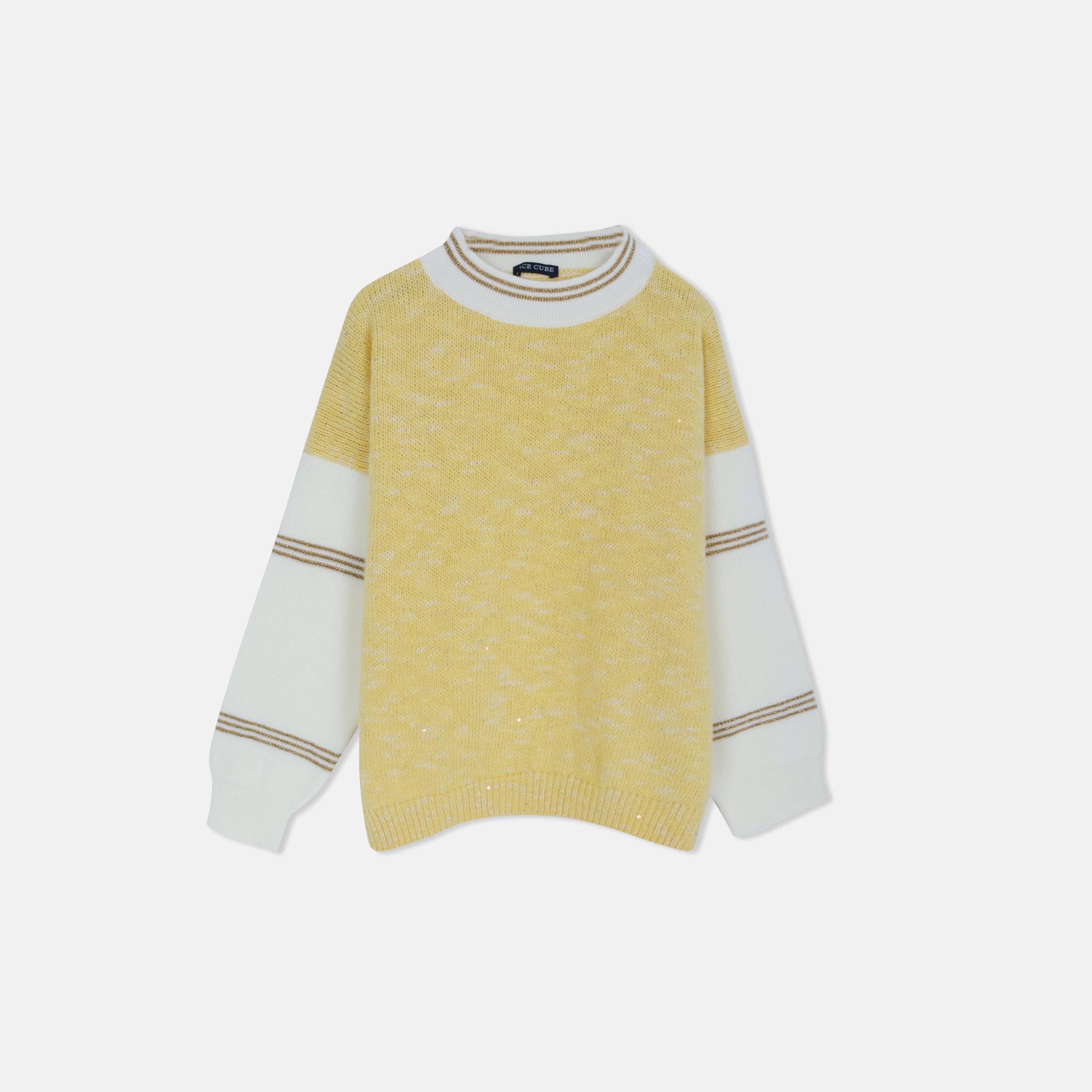 سترة قطنية مخططة بأكمام للبنات media preview 2