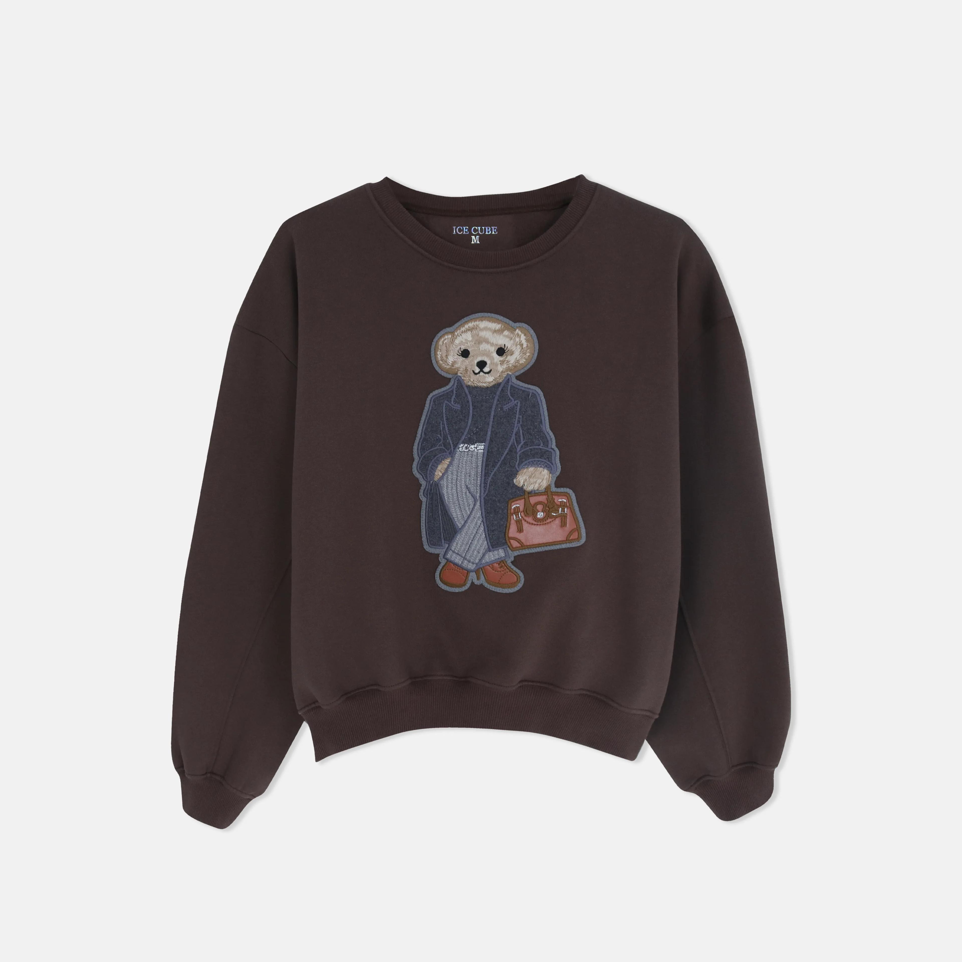 سويت شيرت نسائي برسومات الدب Thumbnail 2