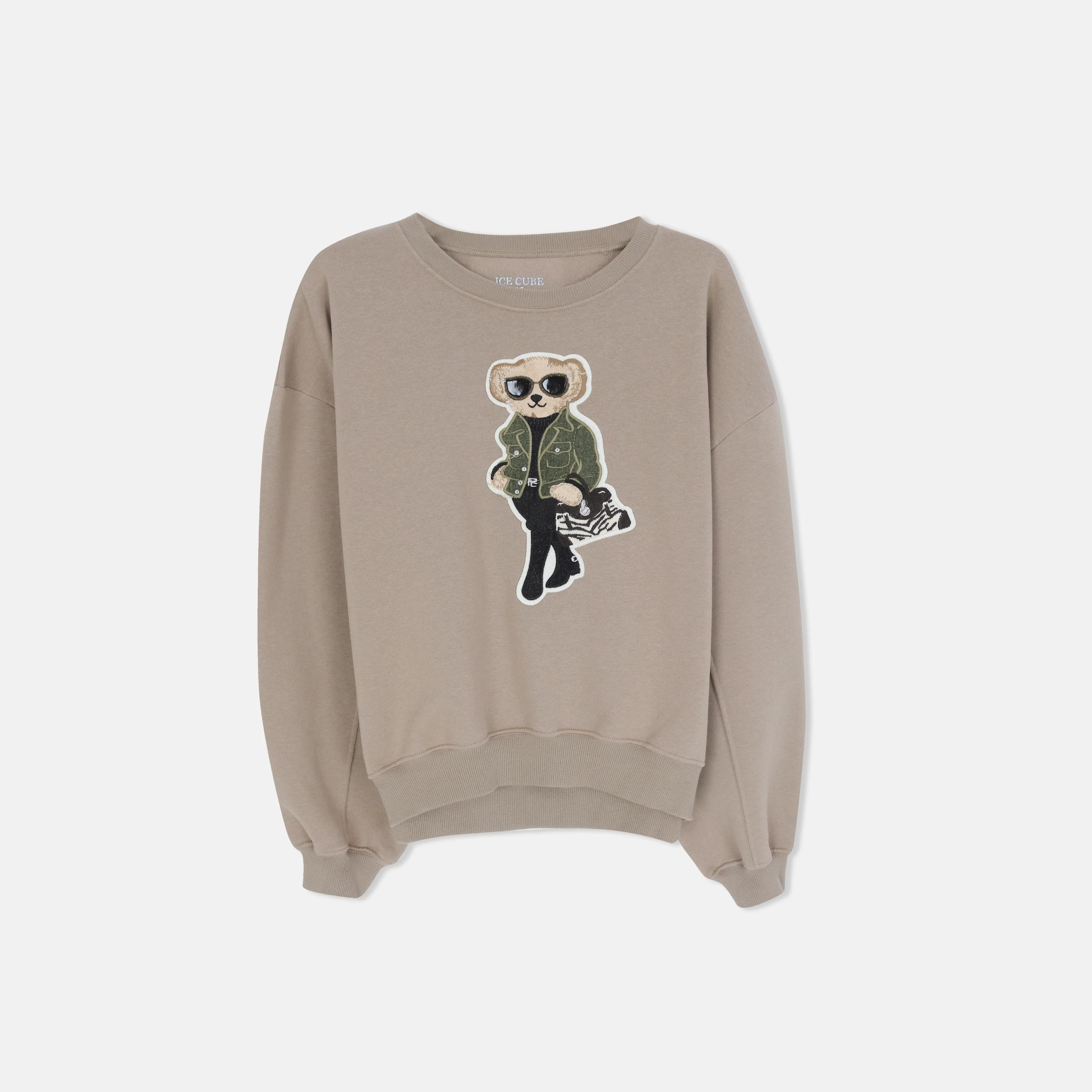 سويت شيرت نسائي برسومات الدب Thumbnail 4