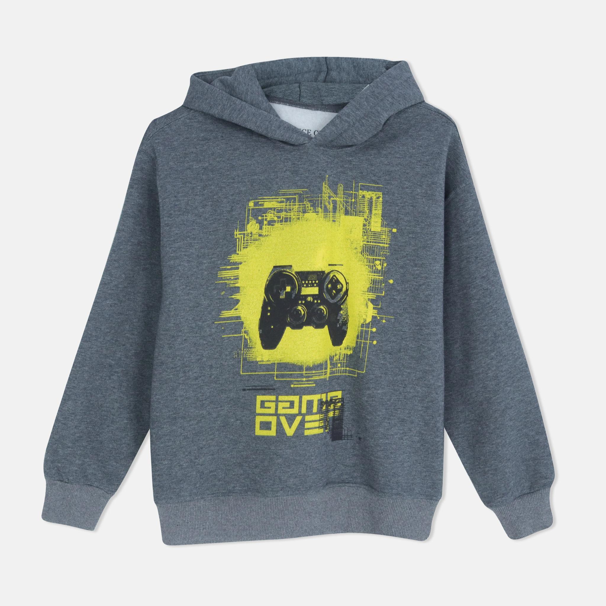 سويت شيرت بغطاء رأس مطبوع عليه رسومات ألعاب للأولاد product image