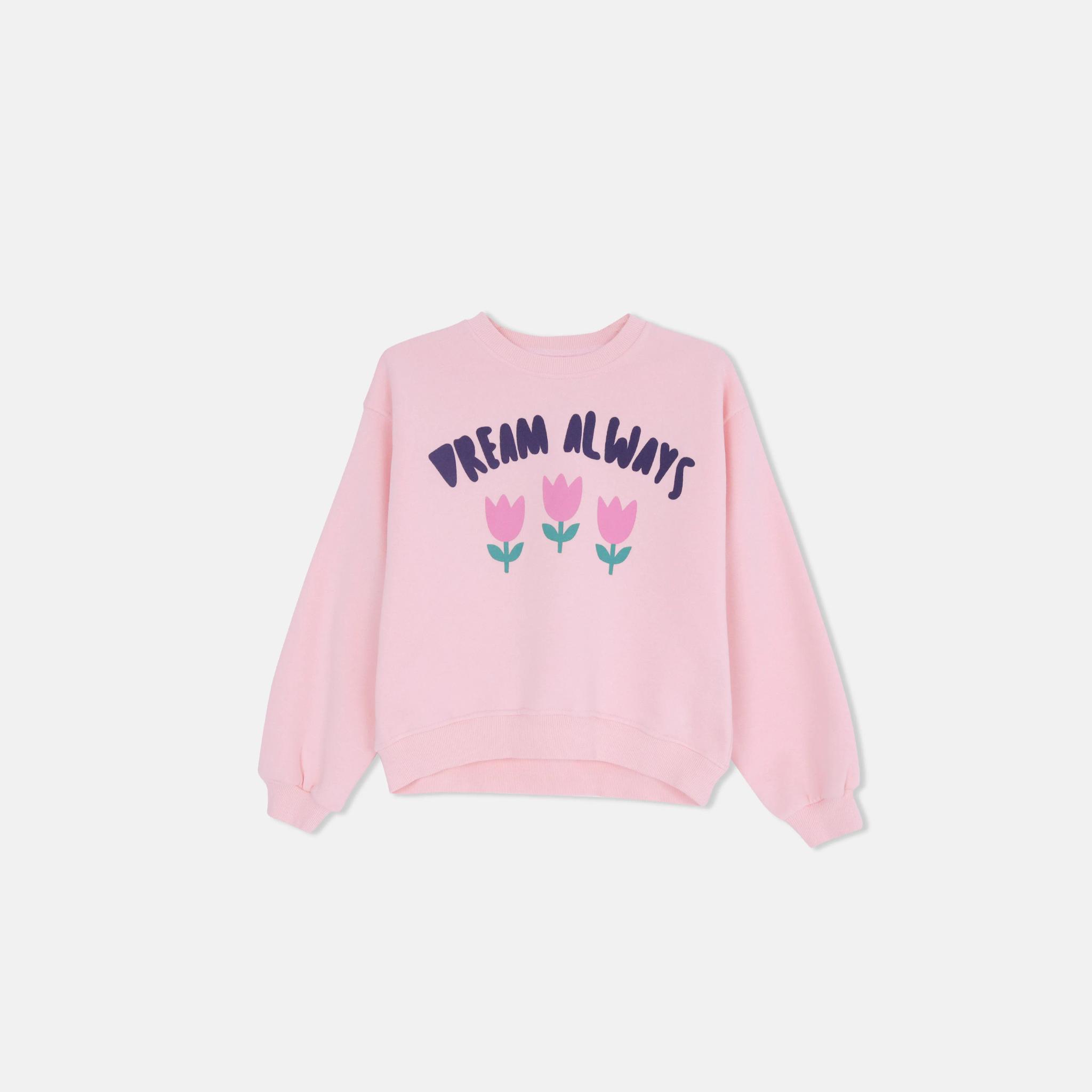 سويت شيرت بطبعة جرافيكية للبنات product image