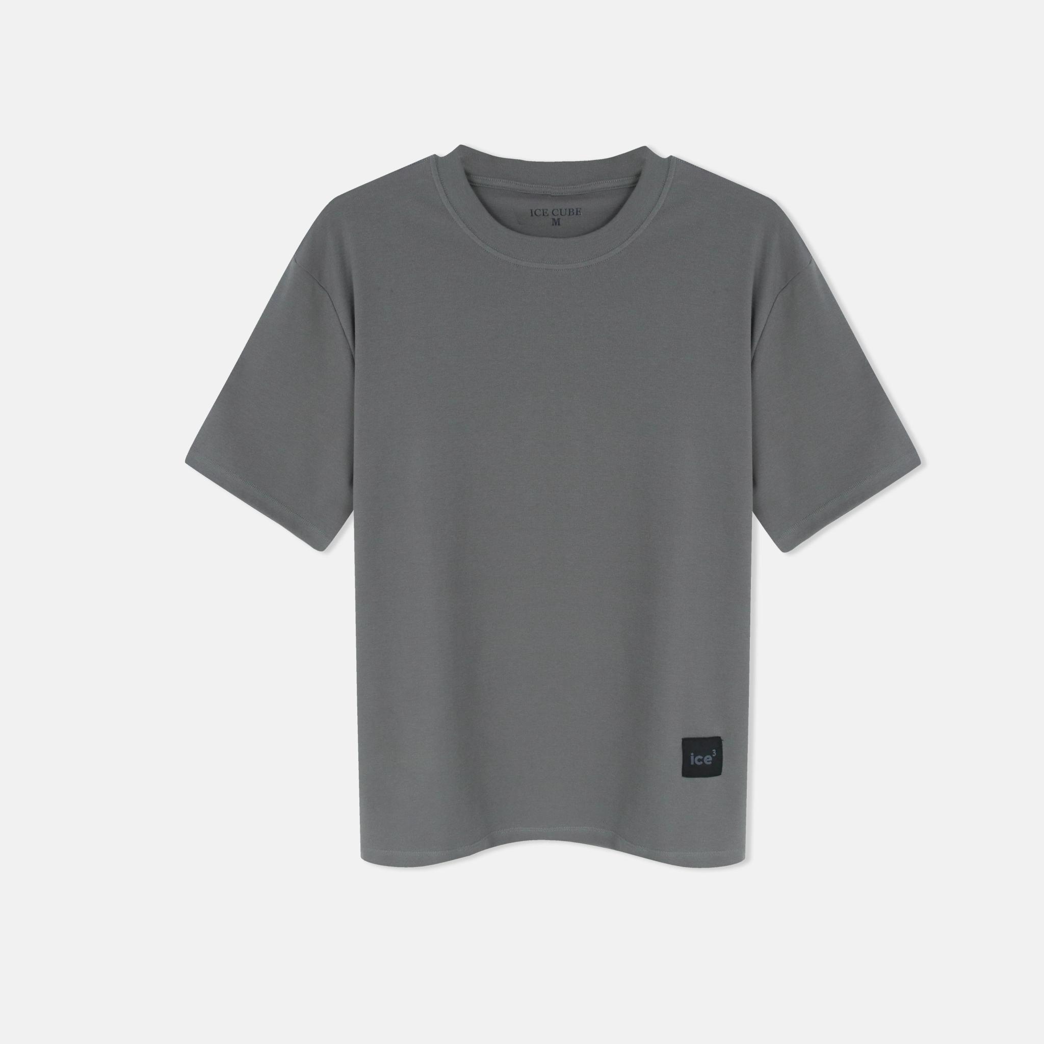 تيشيرت رجالي قطني برقبة دائرية وشعار product image