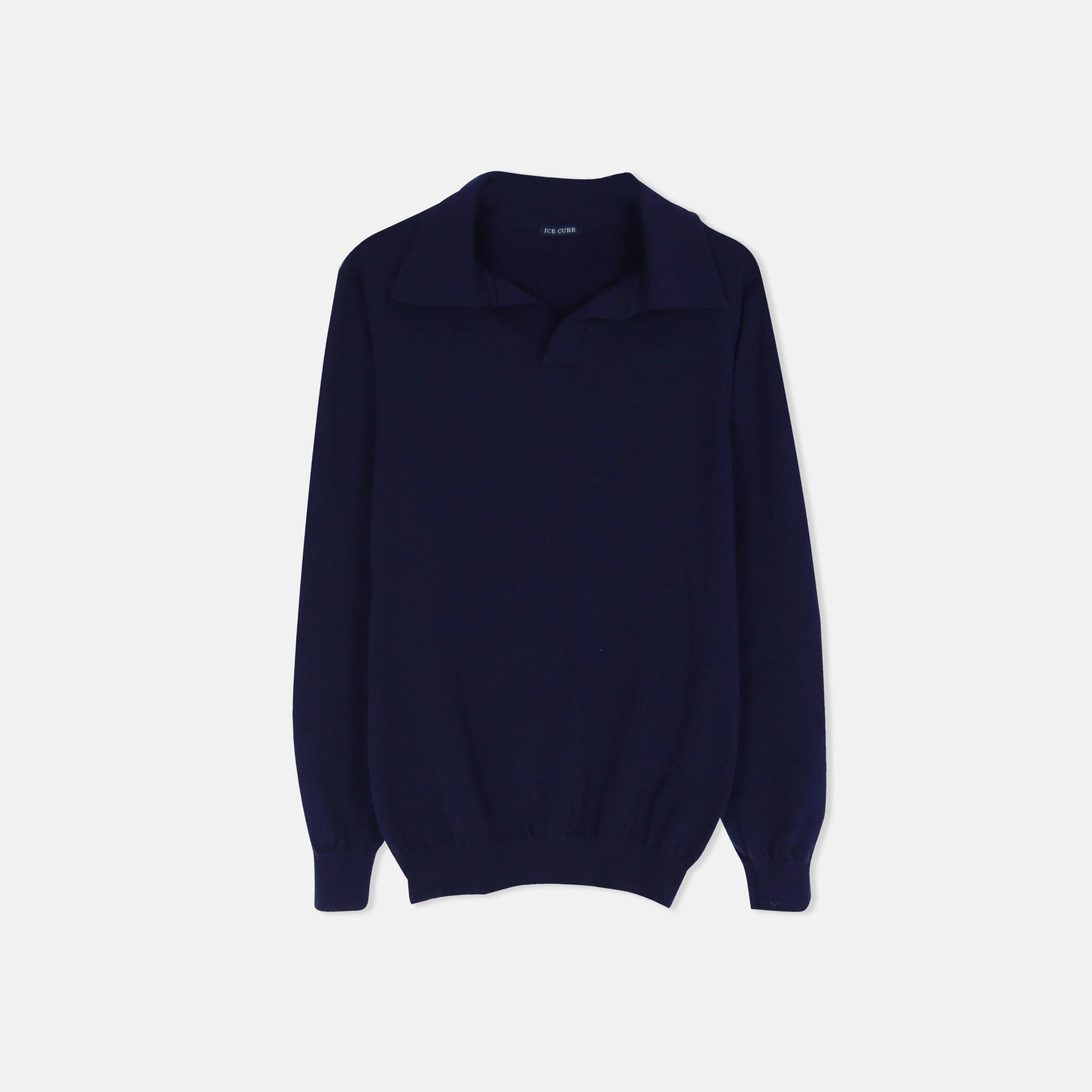 Men’s Long Sleeve Open Neck Sweatshirt product image