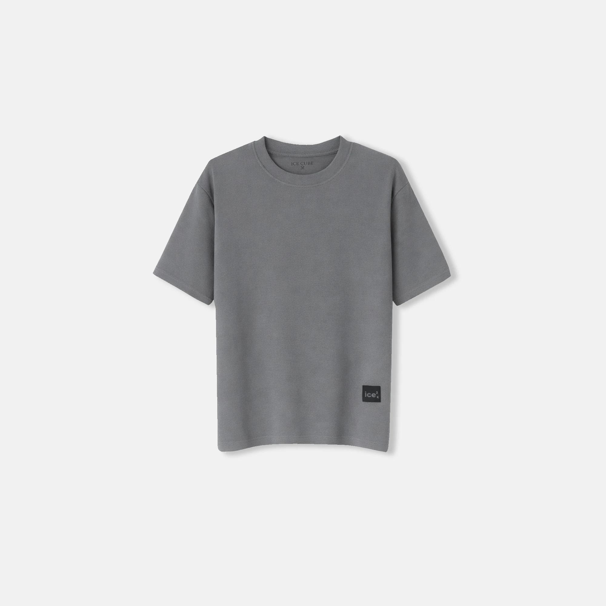 Men's cotton crew neck t-shirt with logo product image