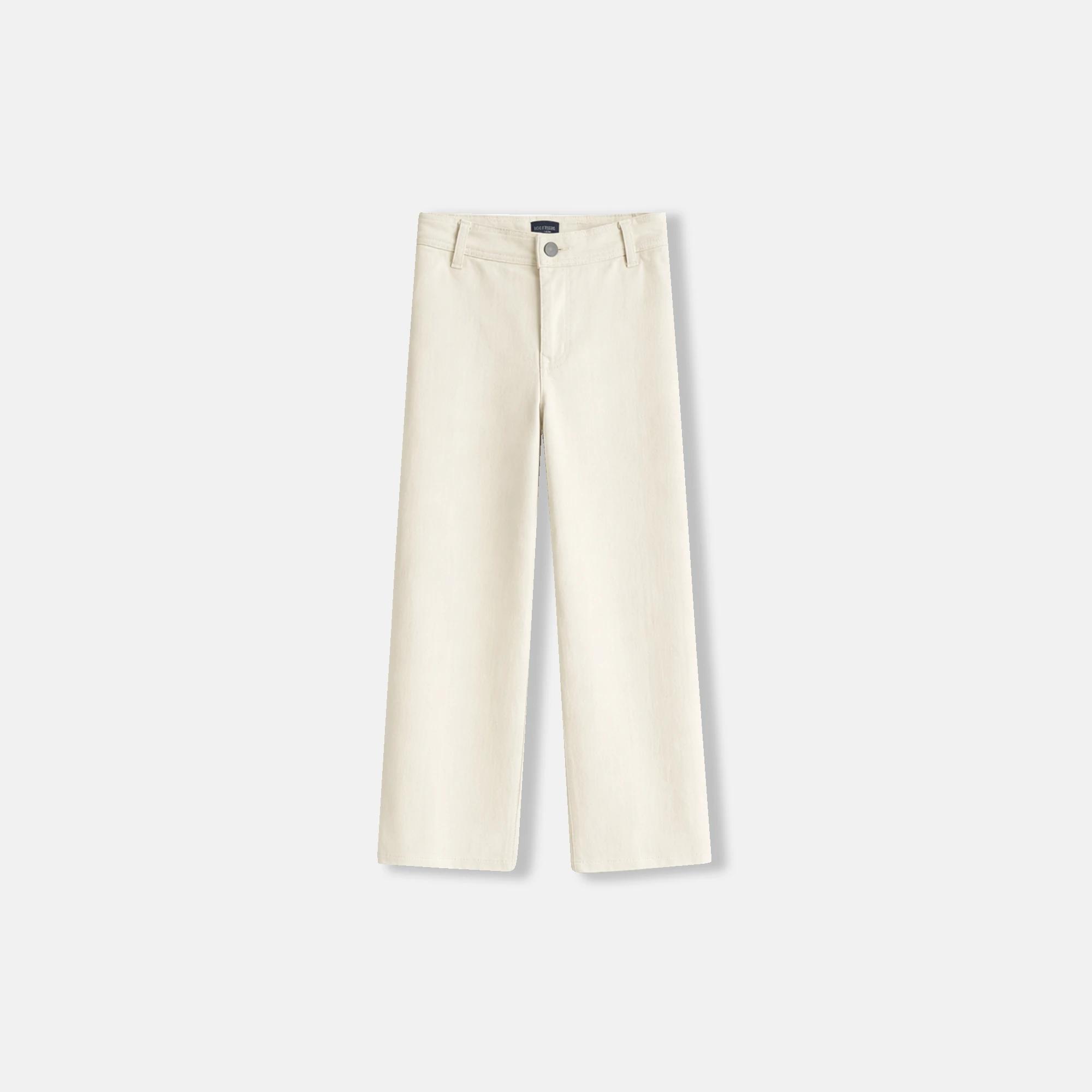 بنطلون واسع الساقين وعالي الخصر للبنات product image