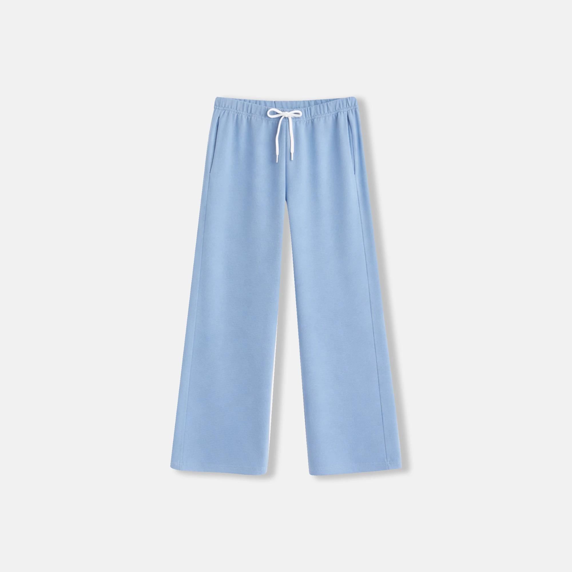 بنطلون رياضي نسائي واسع الساقين برباط product image