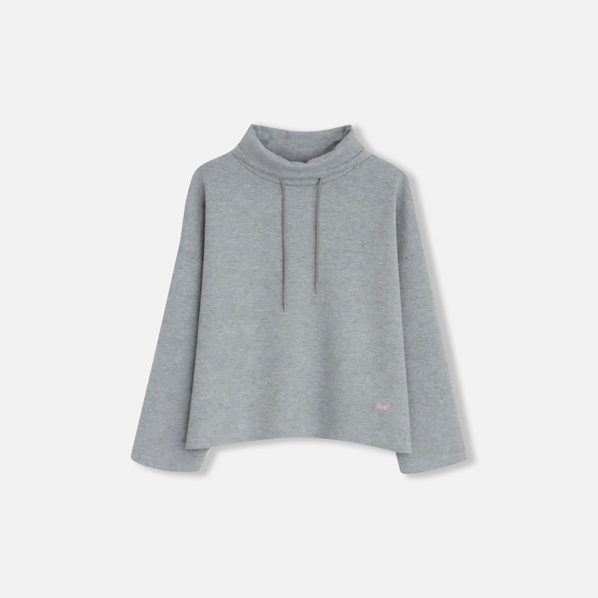 Women’s Funnel Neck Drawstring Sweatshirt  product image